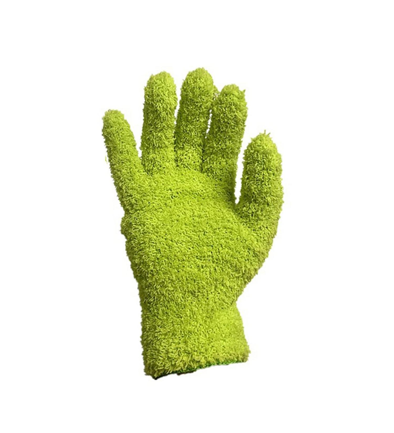 MBNVBNM Cleaning gloves Ultrafine Fiber Dedusting Cleaning Gloves Cleaning Window Dedusting Tools Reusable Cleaning Gloves Household Cleaning Tools (Color : 4 Size : One size fits all)