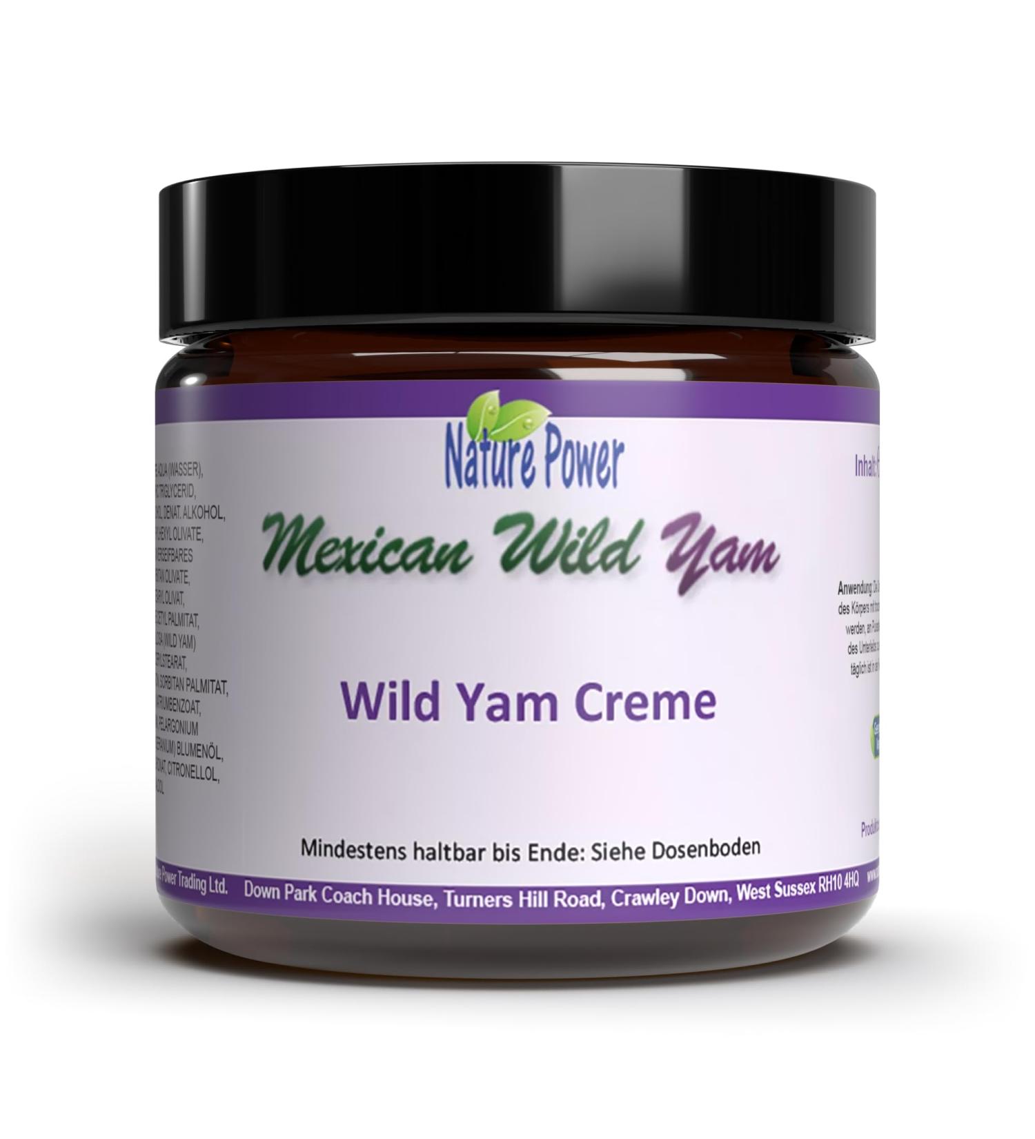 Mexican Wild Yam Cream | The Original Nature Power | 100ml | GMO-Free & Vegan Skin Care - Buy Online on GoSupps.com