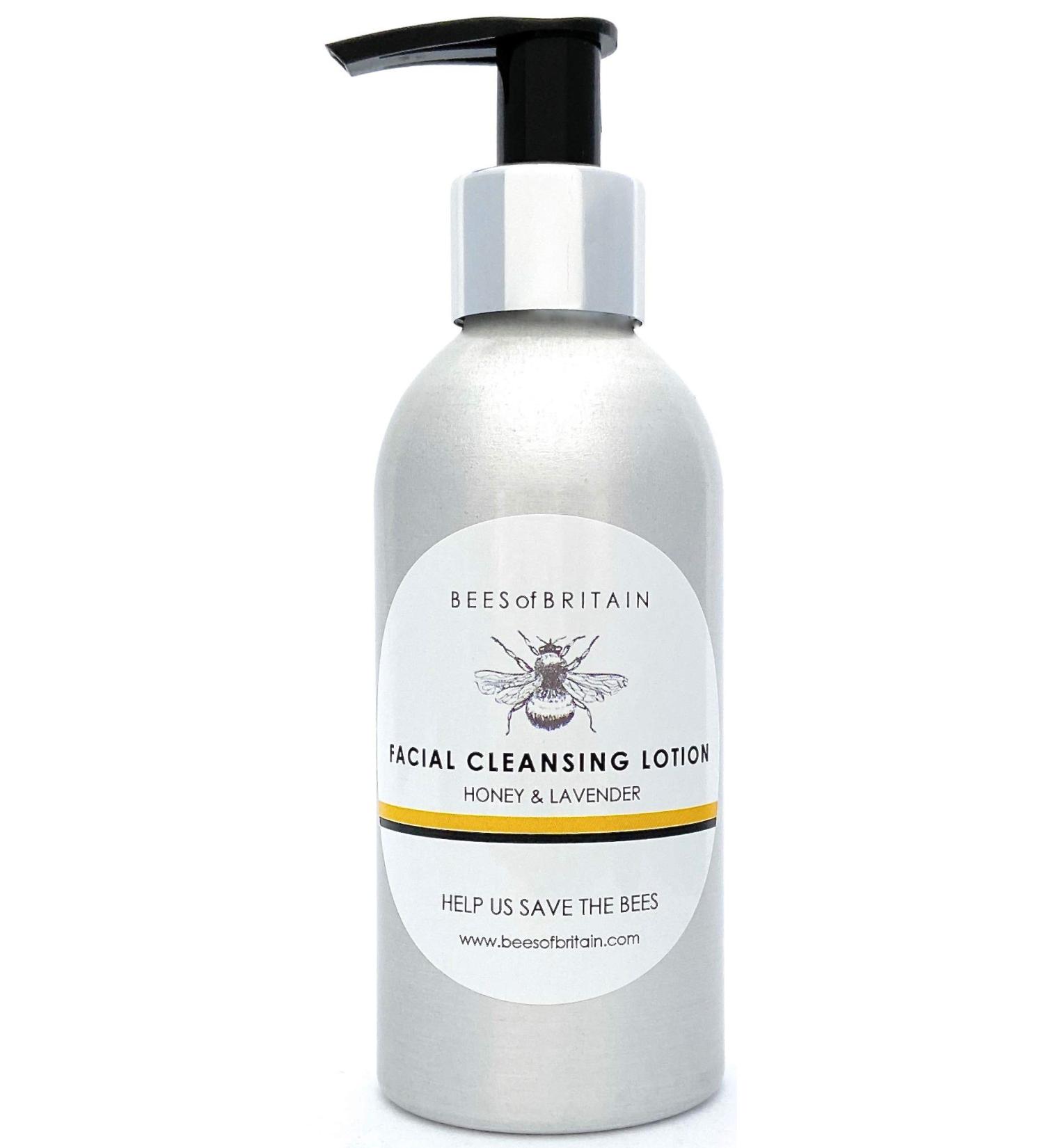 BEES of BRITAIN - 99% Natural - Cleansing Lotion - Honey Lavender. Cleanse Soothe Hydrate. pH 5.5 Sensitive Skin. We Donate 5% of our Profit to Save Bees + Pollinators. 150ml - Buy Online on GoSupps.com