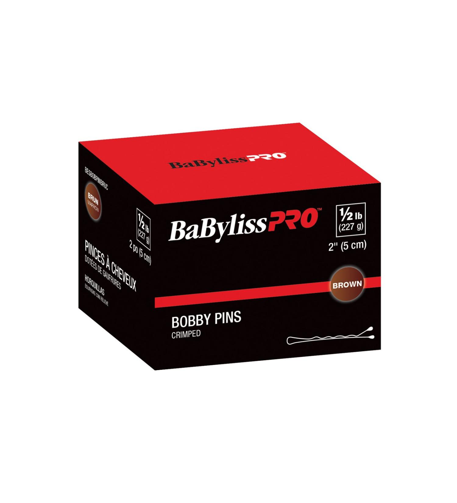 BaBylissPRO 2 Inch Crimped Bobby Pins 245 count (Pack of 1) Brown - Buy Online on GoSupps.com