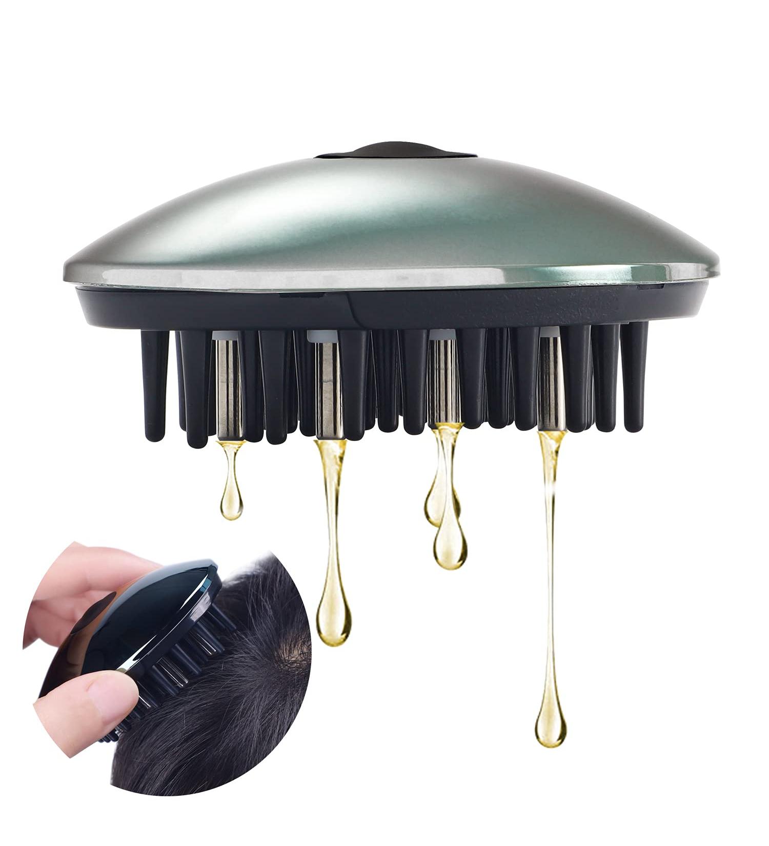 MXM2MXM Hair Comb Scalp Serum Applicator for Hair Regrowth Treatment - Silver - Buy Online on GoSupps.com