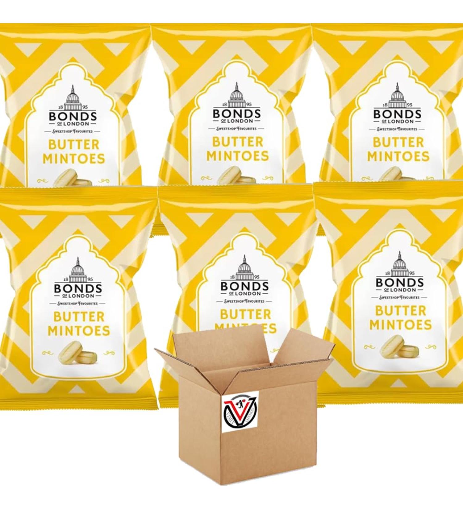 06 x Bonds Butter Mintoes Bag 120g - Butter and Mint Flavour Hard Boiled Sweets(720g) - Buy Online on GoSupps.com