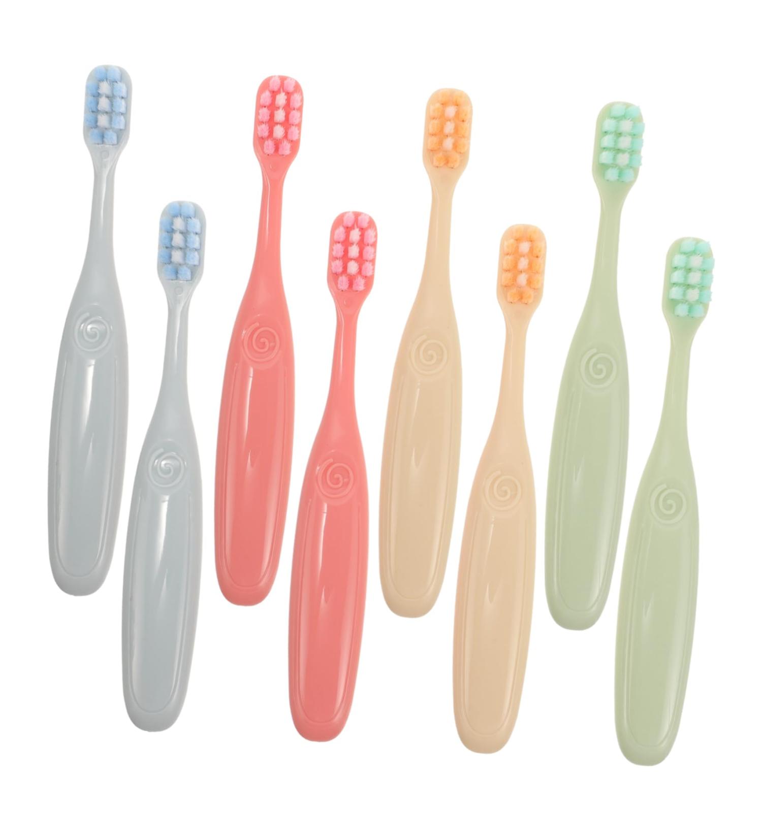 Homsfou 8th Travel Toothbrush for Children | Soft Bristle Oral Care Brush | Creative Mouth Protection & Newborn Care - Buy Online on GoSupps.com