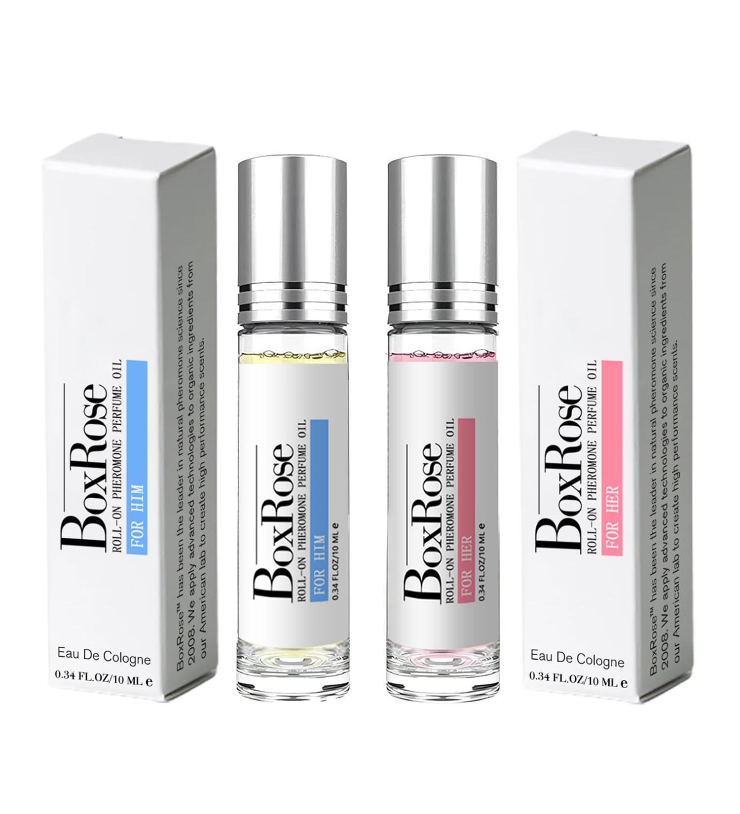 Roll-On Perfume Oil Couple Set(For Him 1 PCS & For Her 1 PCS ) - Buy Online on GoSupps.com