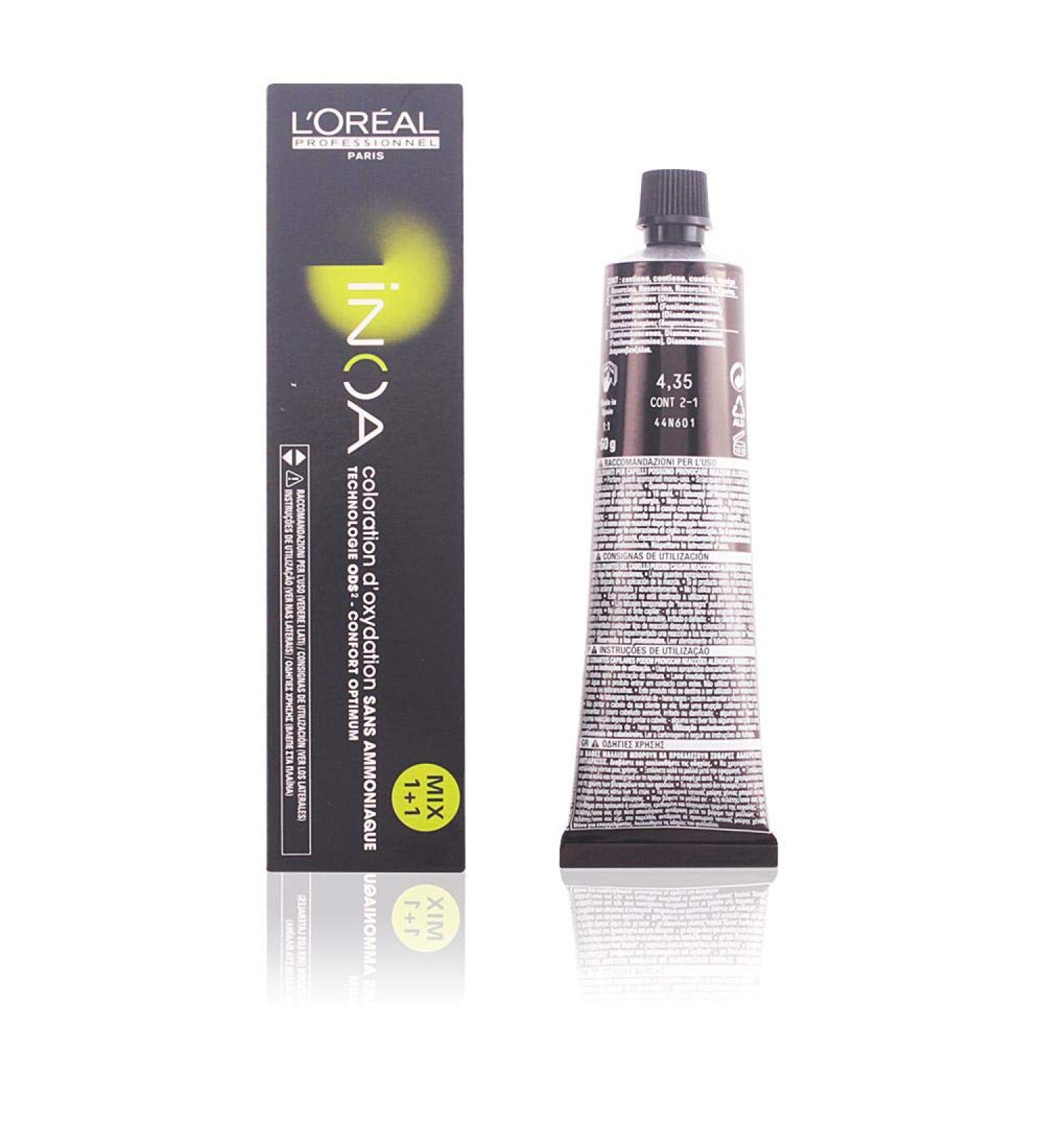 L'Or al Professionnel Inoa 4.35 Warm Chestnut Hair Color (60 g) - International Shipping Available - Buy Online on GoSupps.com