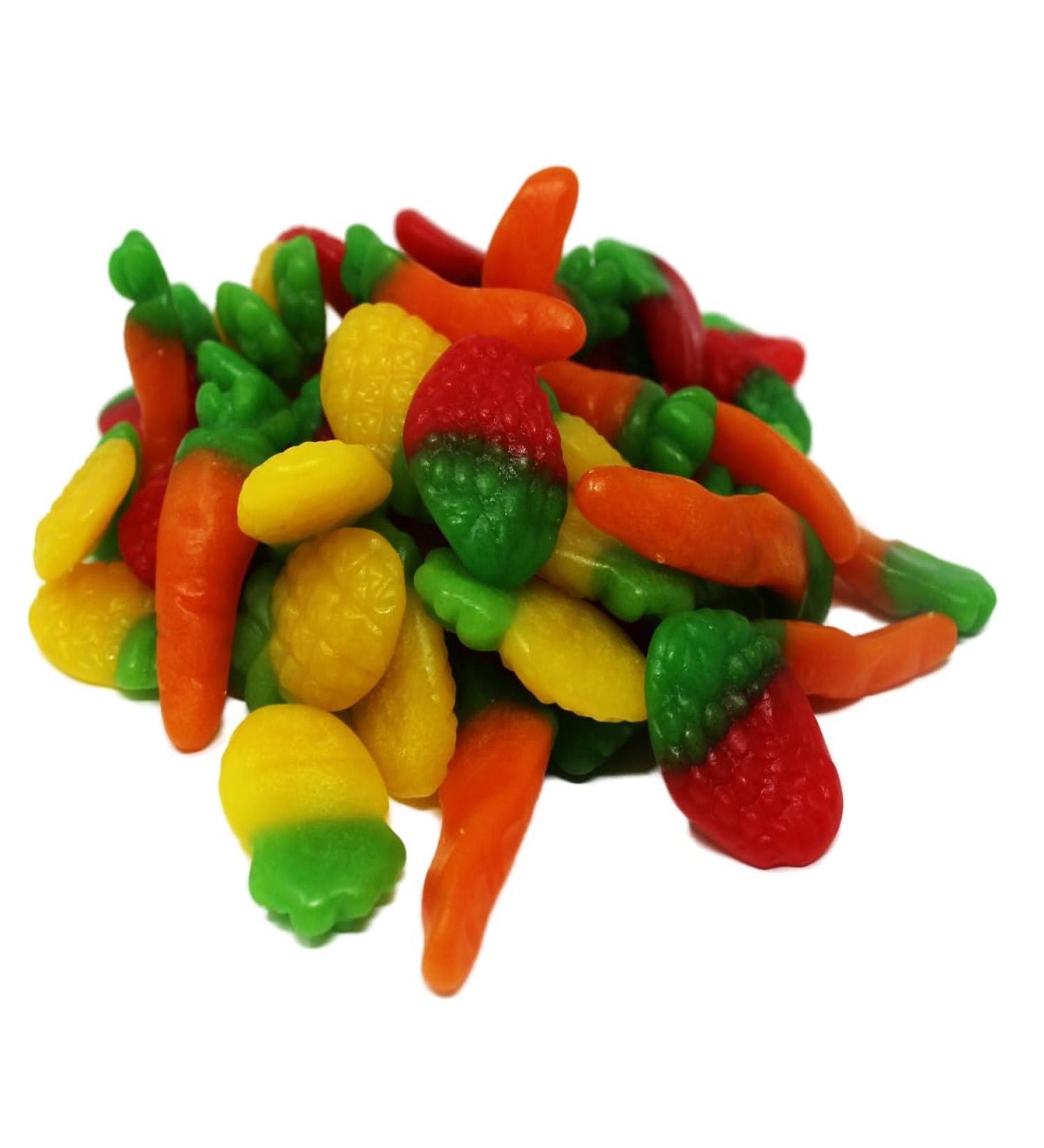 Fruchtgummi B ren & Co. Fruit Candy Mix - Pineapple Strawberry & Carrot Mix - 300g - Buy Online on GoSupps.com