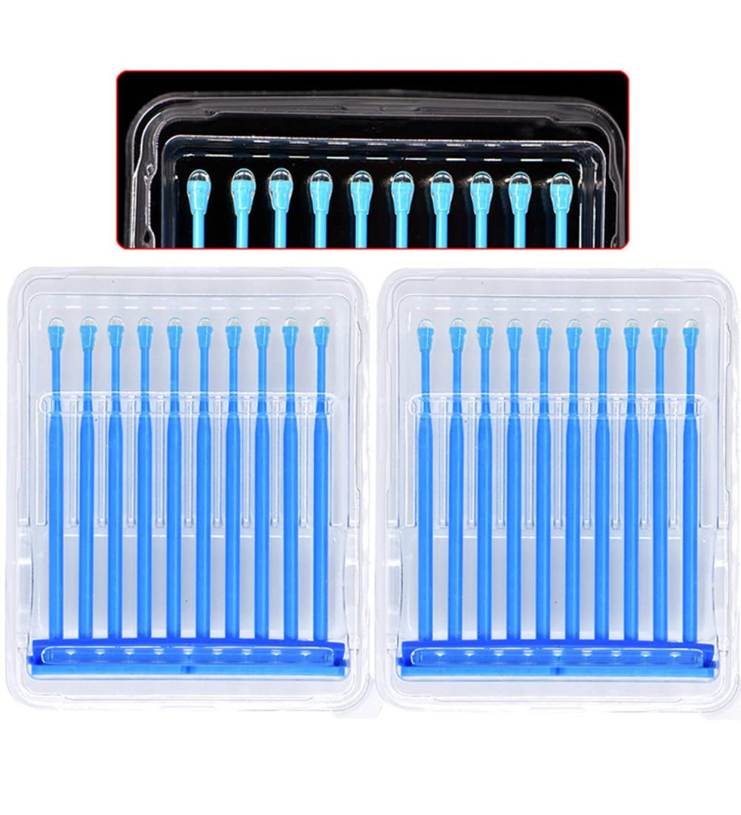 SeeFDENT 20pcs/Box Dental Applicator Sticks Adhesive Tip for Tooth Crown Porcelain Veneer Disposable - Buy Online on GoSupps.com