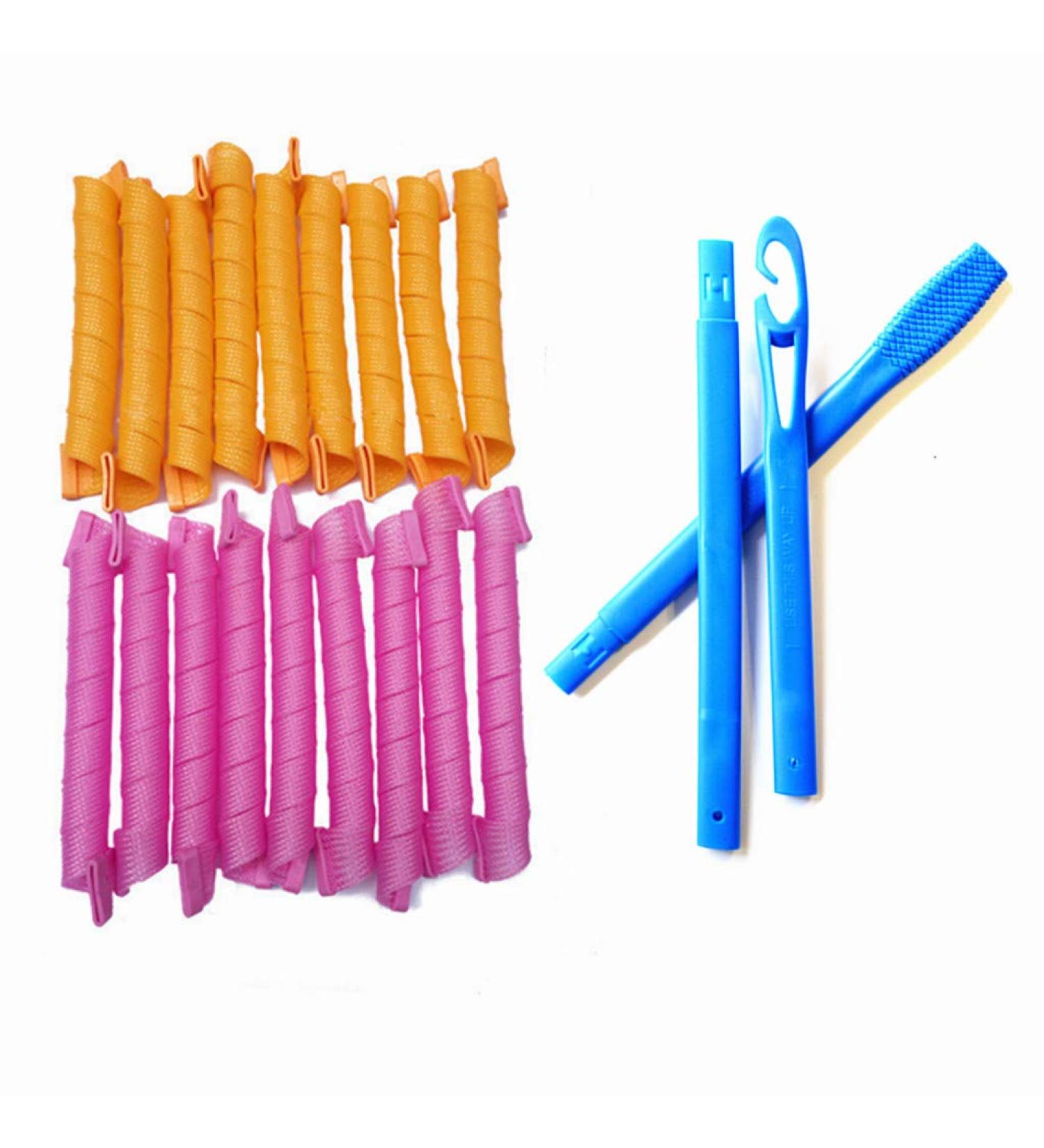 40 Pack Magic Hair Rollers with 3 Styling Hooks for Long Hair 22 (55cm) - Buy Online on GoSupps.com