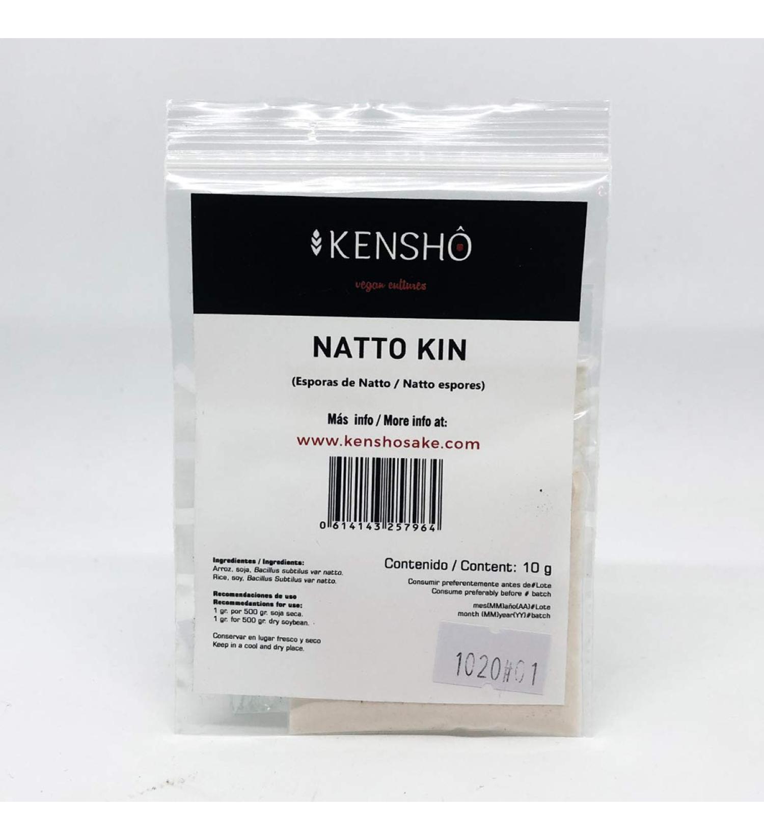Kensho Natto-Kin 10g: Premium Natto Initiator for Cooking & Fermented Soybean Superfood - Japanese Recipes | Vitamins, Enzymes & Amino Acids - Buy Online on GoSupps.com