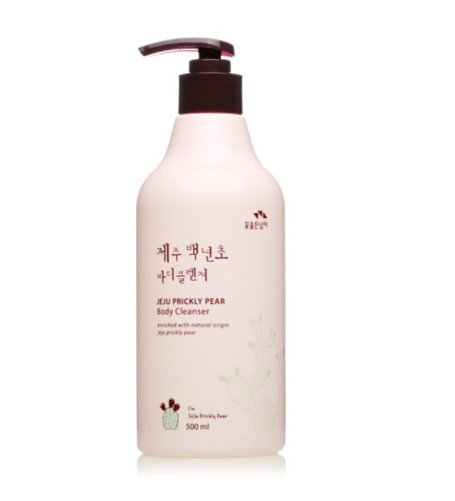 Prickly Pear Skin Cleanser 500ml - Moisturizing & Purifying Shower Gel for Dry Skin - Relieve & Refresh with Pink Bath Wash - Buy Online on GoSupps.com