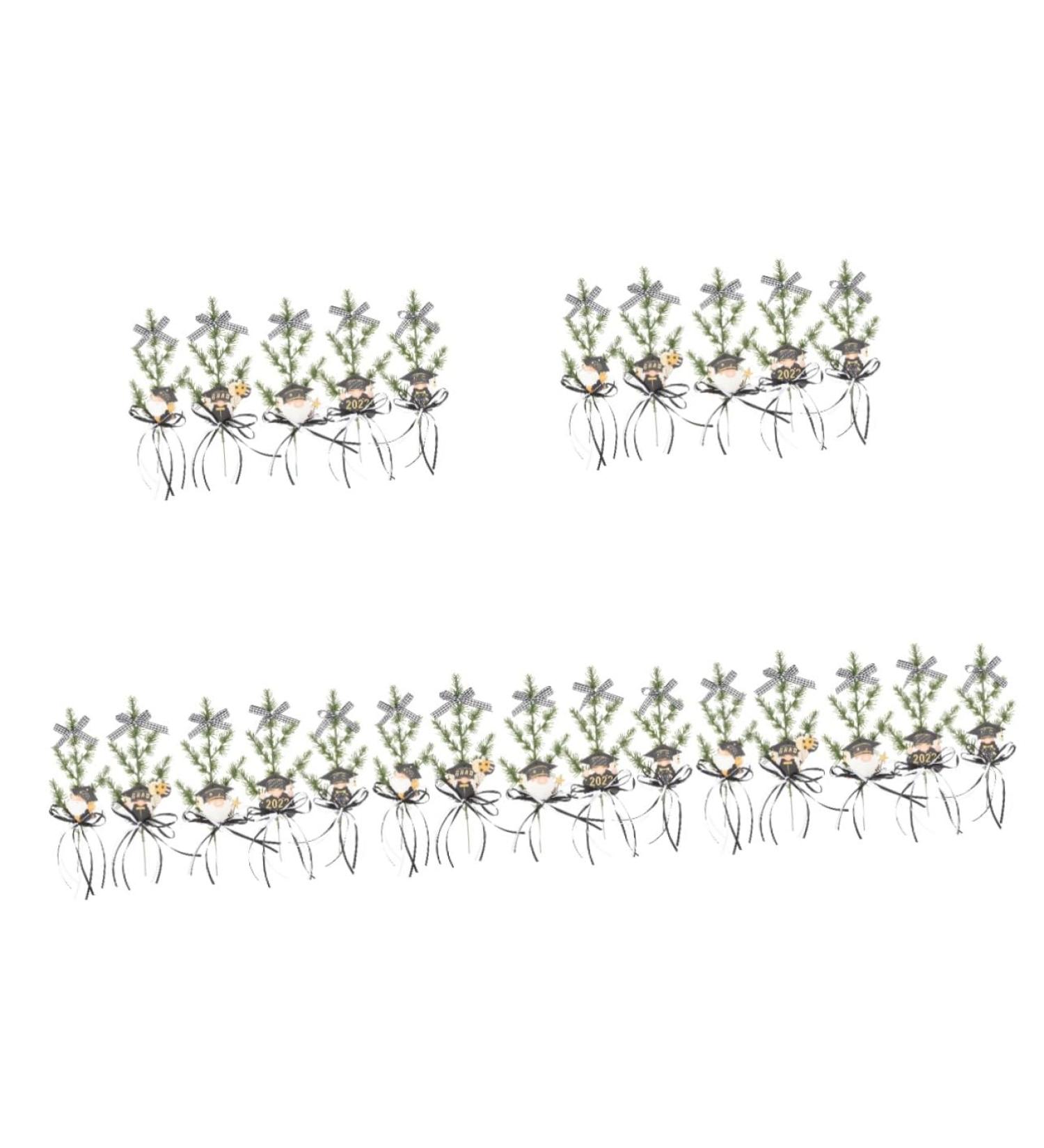 Alipis 25 Pcs Graduation Season Decoration Pine Needle Stems Graduation Garden Signs Artificial Outdoor Plants Fake Pine Needle Branches Faux Plants Plastic Artificial Leaf Household - Buy Online on GoSupps.com