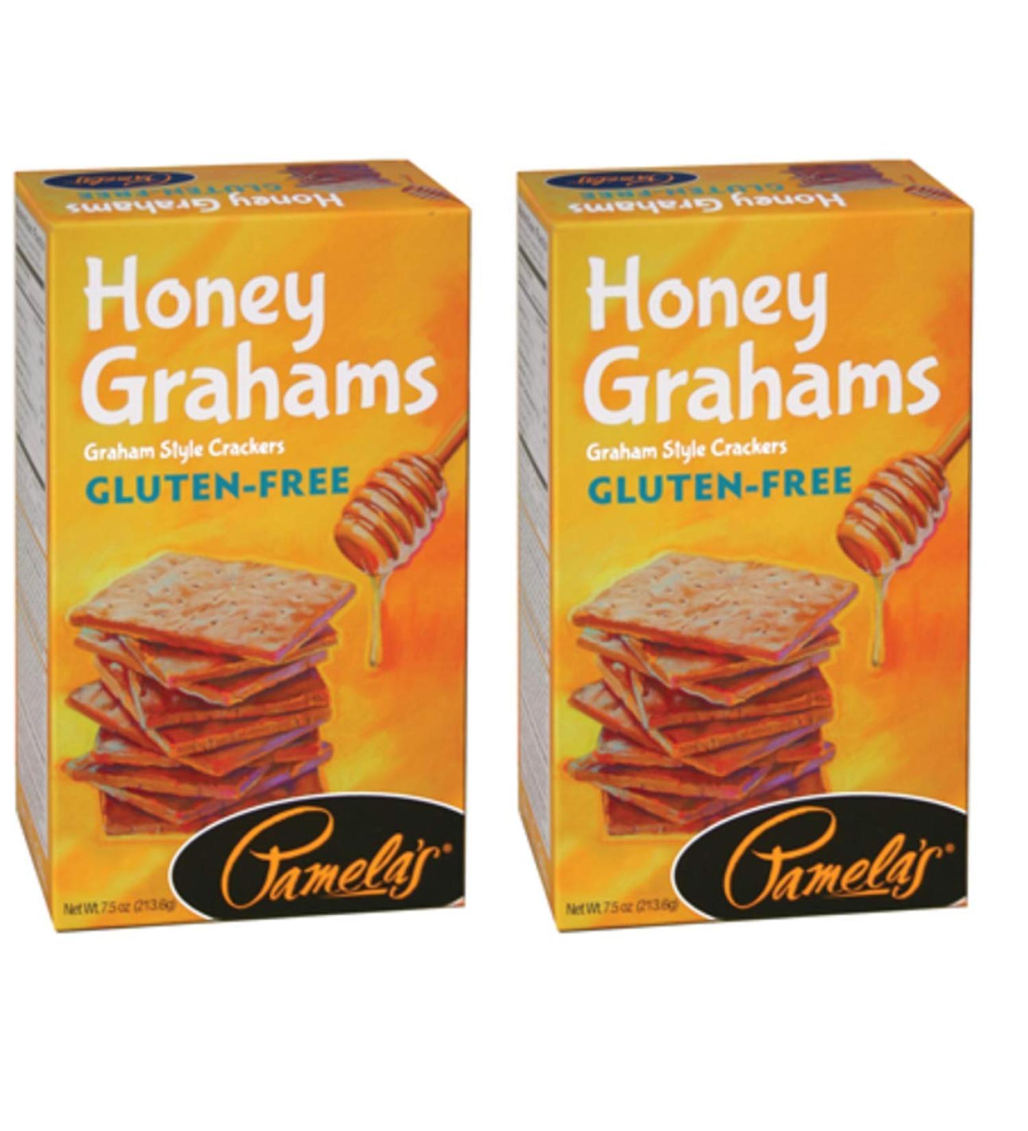 Pamela's Products Gluten-Free Graham Crackers Honey -- 7.5 oz (Pack of 2)