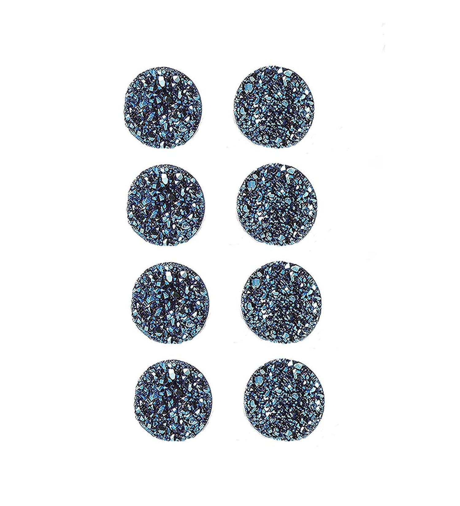 Magnetology Germanium Earrings - Non-Penetrating Magnetic Therapy & Crystal Earrings (Blue) | Enhance Health with Stylish Accessories - Buy Online on GoSupps.com