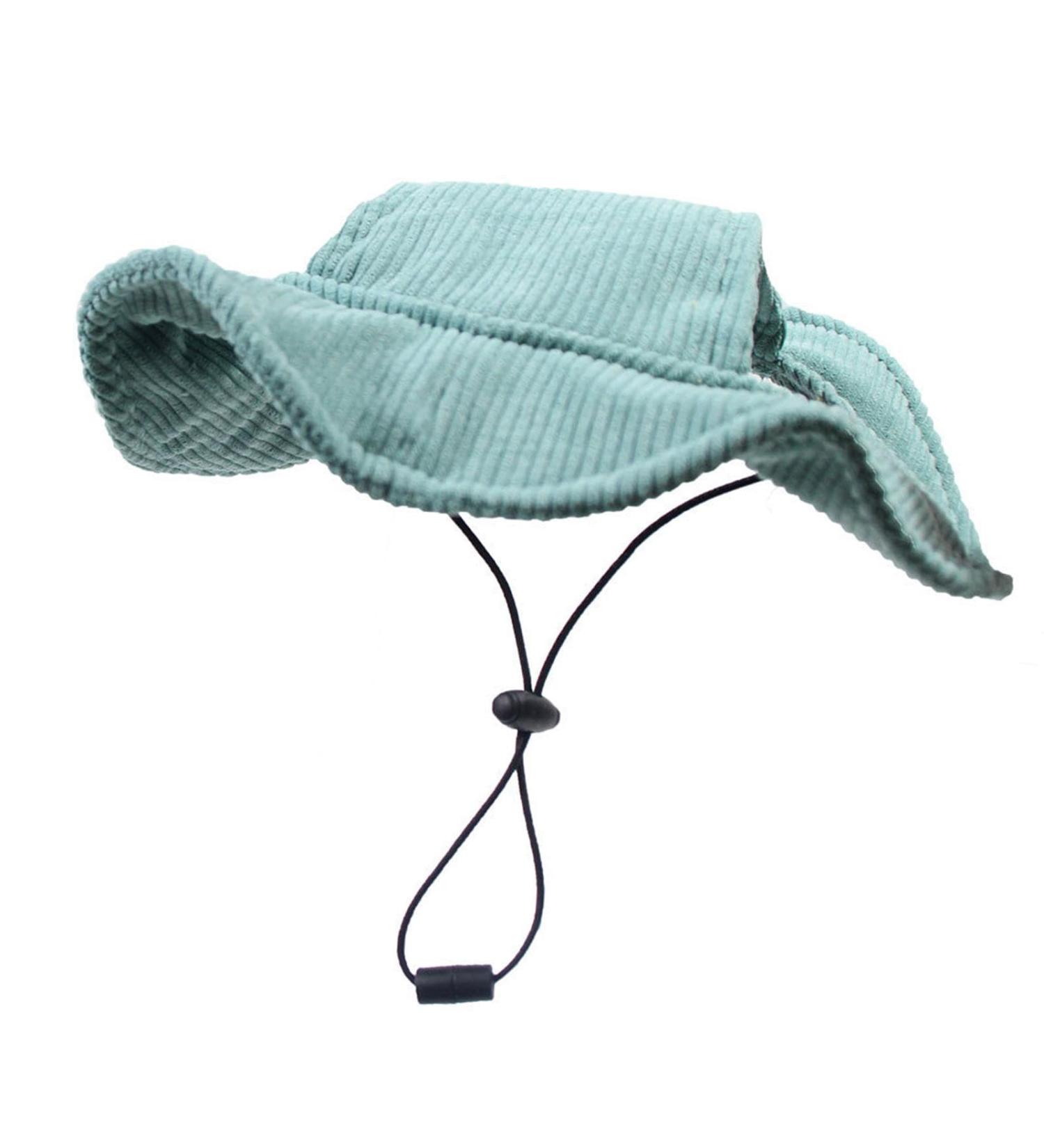 Folpus Outdoor Dog Hat - Breathable Summer Cap for Small Medium & Large Dogs | Cute Puppy Sun Hat in Green - Buy Online on GoSupps.com