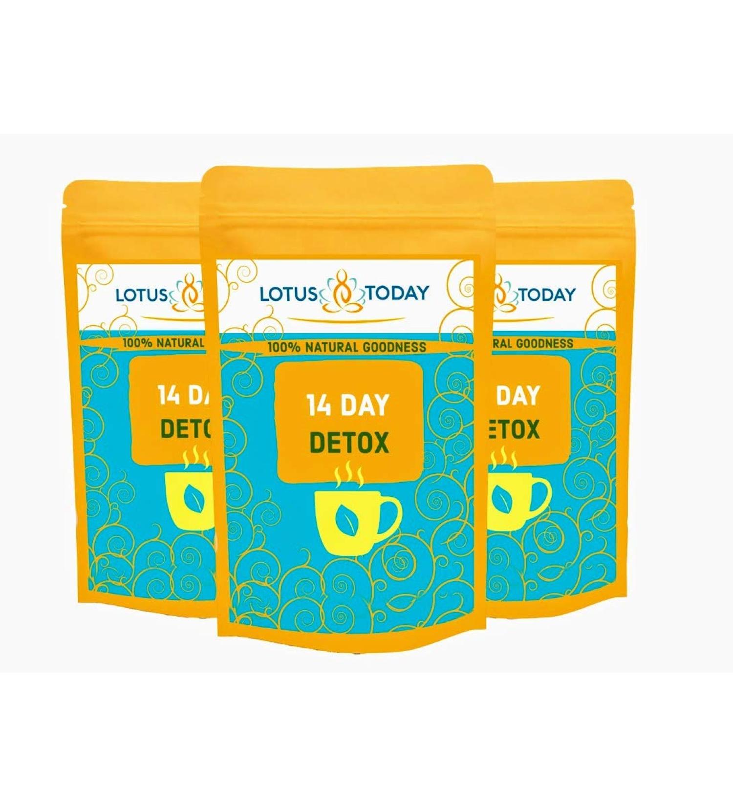 lotustoday Lotustoday Herbs Detox Tea 21 Tea Bags Pack of 3 63 Herbal Tea Blends (Aloe Vera Detox Blend 63 Tea Bags - for 3 Months)