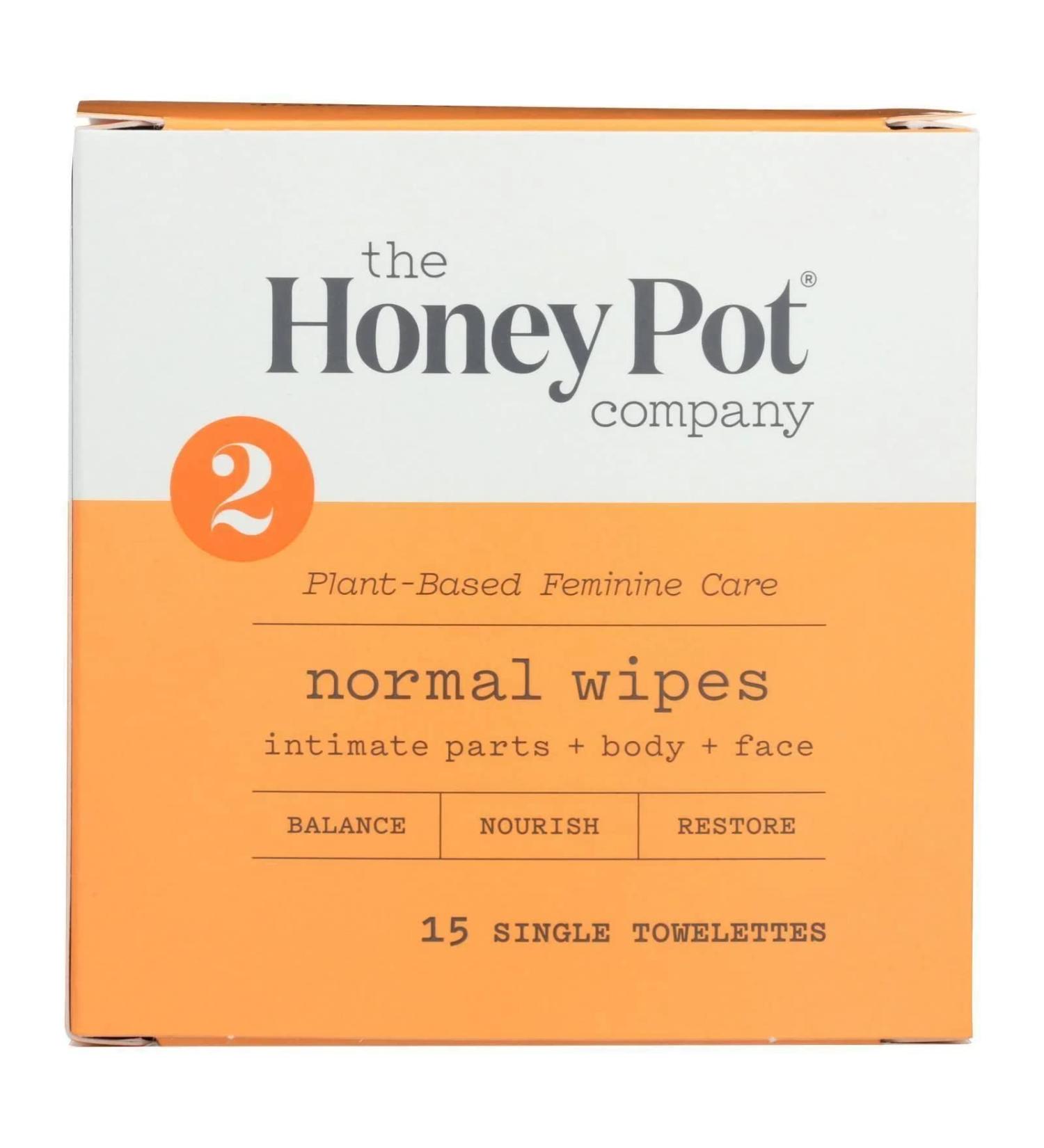 Buy The Honey Pot Normal Intimate Travel Daily Wipes 15 Count Soothing Natural & Eco-Friendly | Fast International Shipping - Buy Online on GoSupps.com