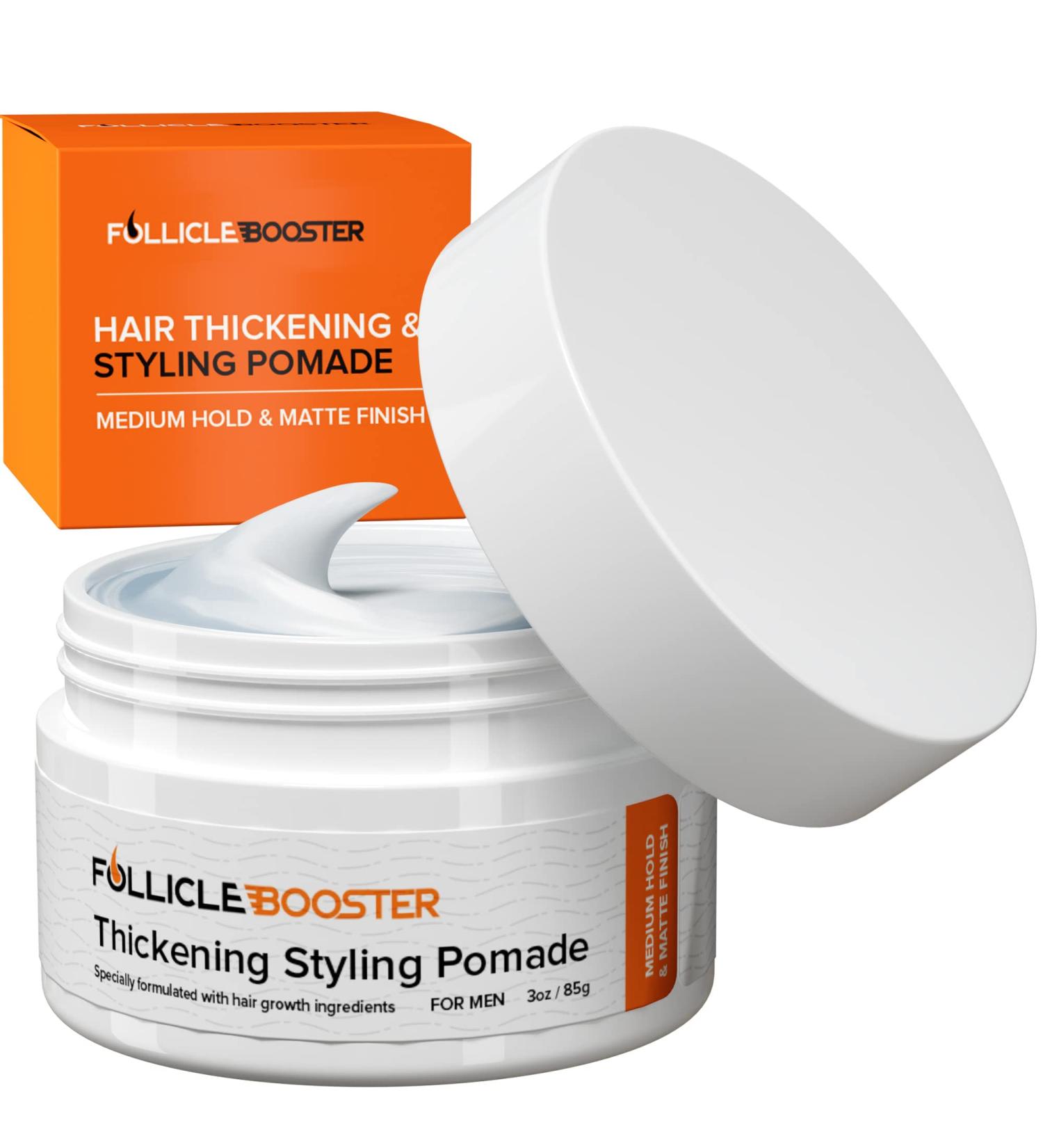 Thickening Pomade with Hair Growth Ingredients - Matte Medium Hold - Easy to Wash Out - All Day Hold for All Hairstyles - Buy Online on GoSupps.com