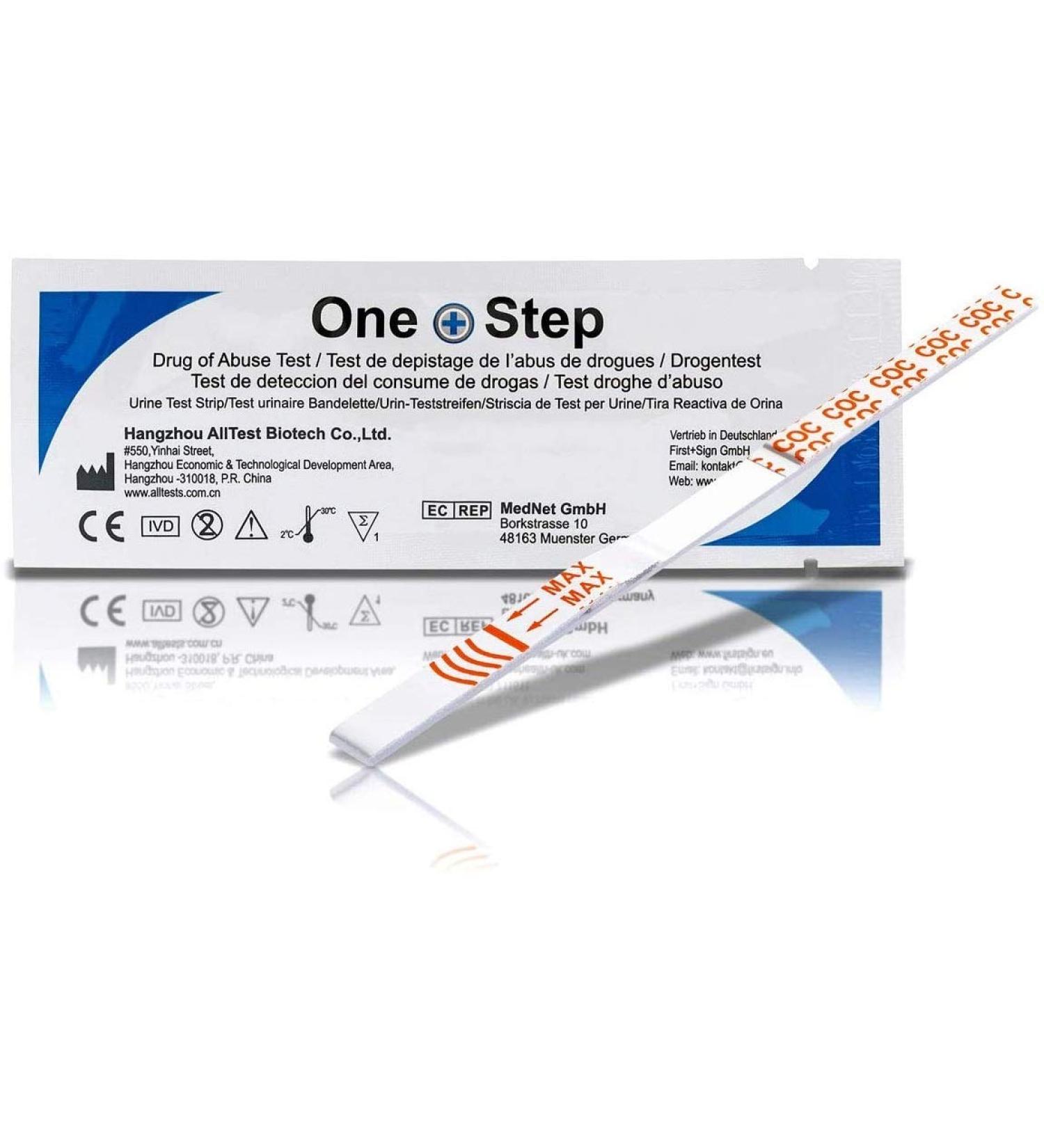 15 Cocaine Drug Testing Kits | Rapid Results Urine Test Strips | Sensitivity 100ng/mL | 15 Tests - Buy Online on GoSupps.com