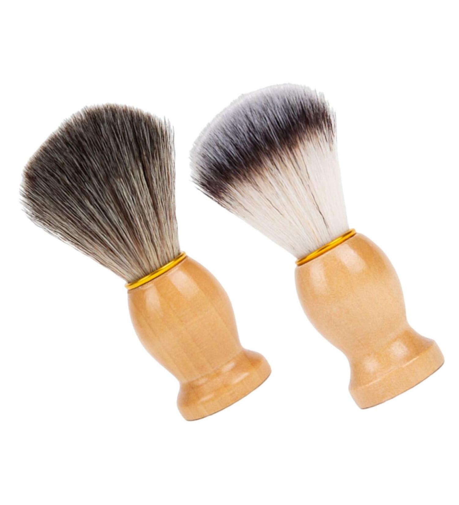 Ipetboom 2-Piece Shaving Brush Set - Mini Cleaning Trimmer for Men's Beard Care & Hairdressing Accessories - Buy Online on GoSupps.com