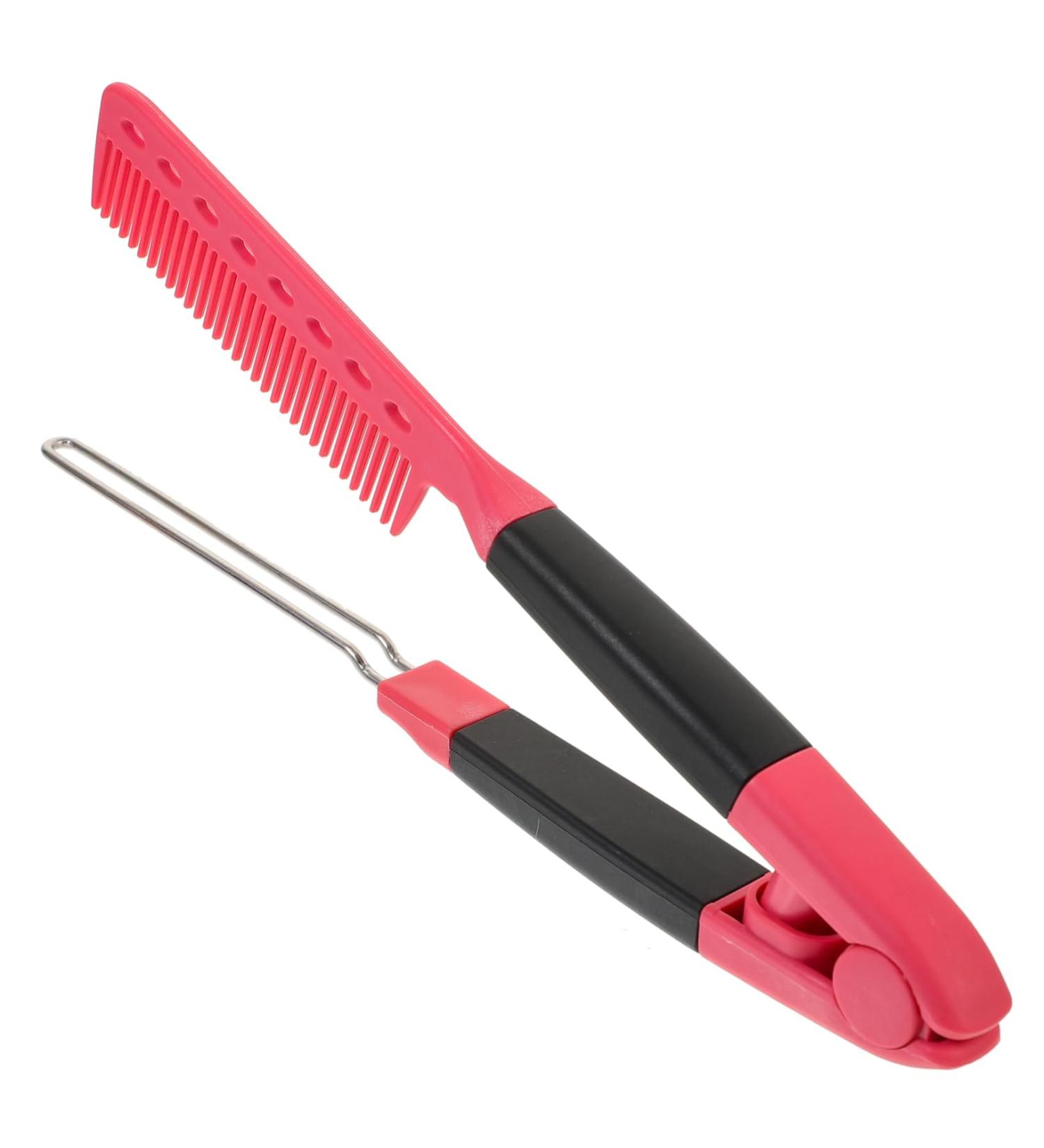 NOLITOY Professional Straightening & Curling Comb | Flat Iron Hair Tool & Knotty Comb for Women | Stylish Household Accessory 23.5x3x2CM - International Shipping Available - Buy Online on GoSupps.com