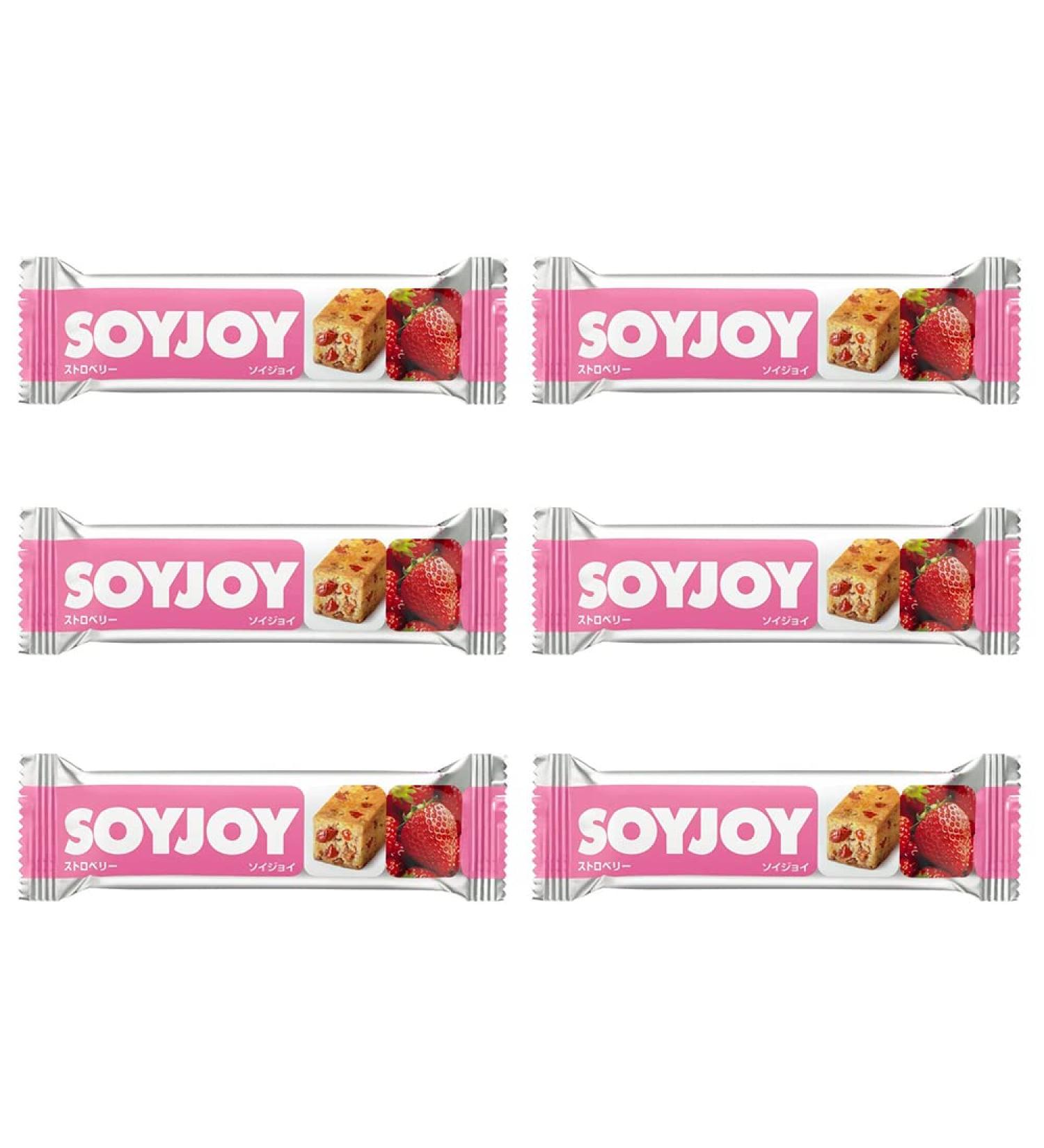 SOYJOY Strawberry 1.1oz 6pcs Japanese Snack Ninjapo
