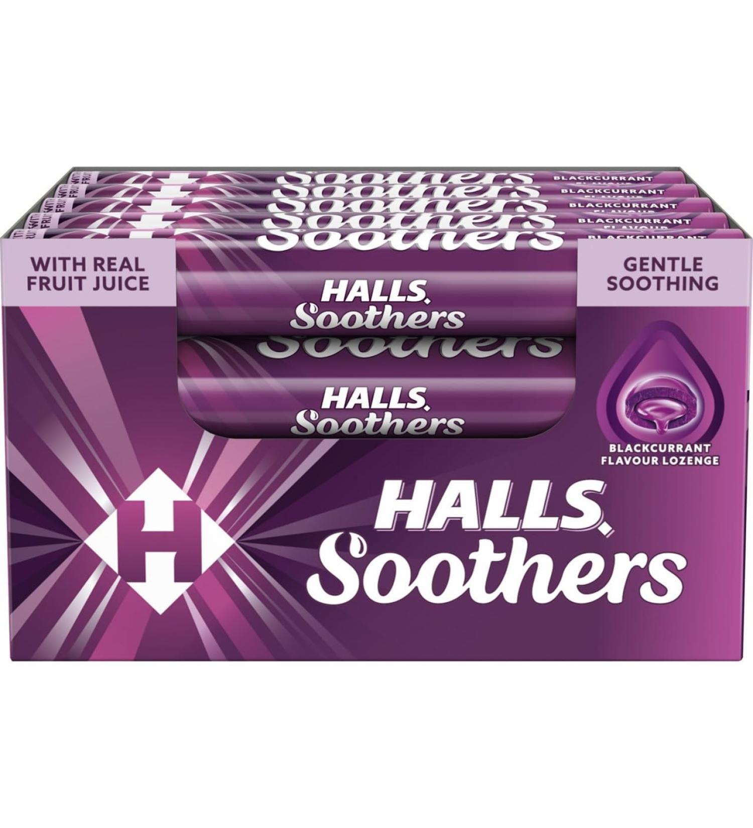 HALLS SOOTHERS Complete Box - 20 Packs of 45g - Buy Online on GoSupps.com