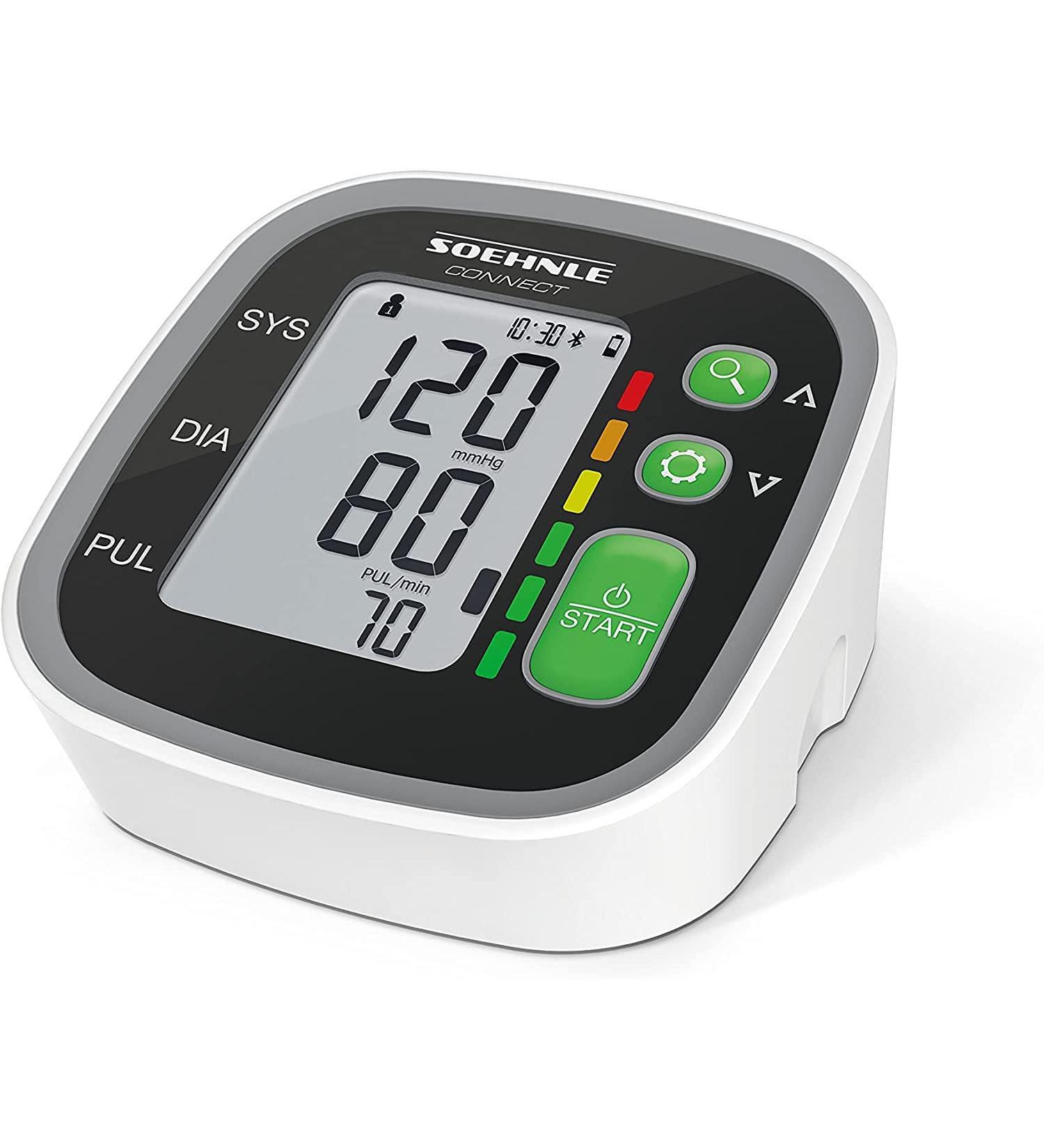 Sohnle Systo Monitor Connect 300 - Bluetooth Upper Arm Blood Pressure Monitor with App Movement Sensor & Batteries - Accurate & Portable Blood Pressure Meter for International Shipping - Buy Online on GoSupps.com
