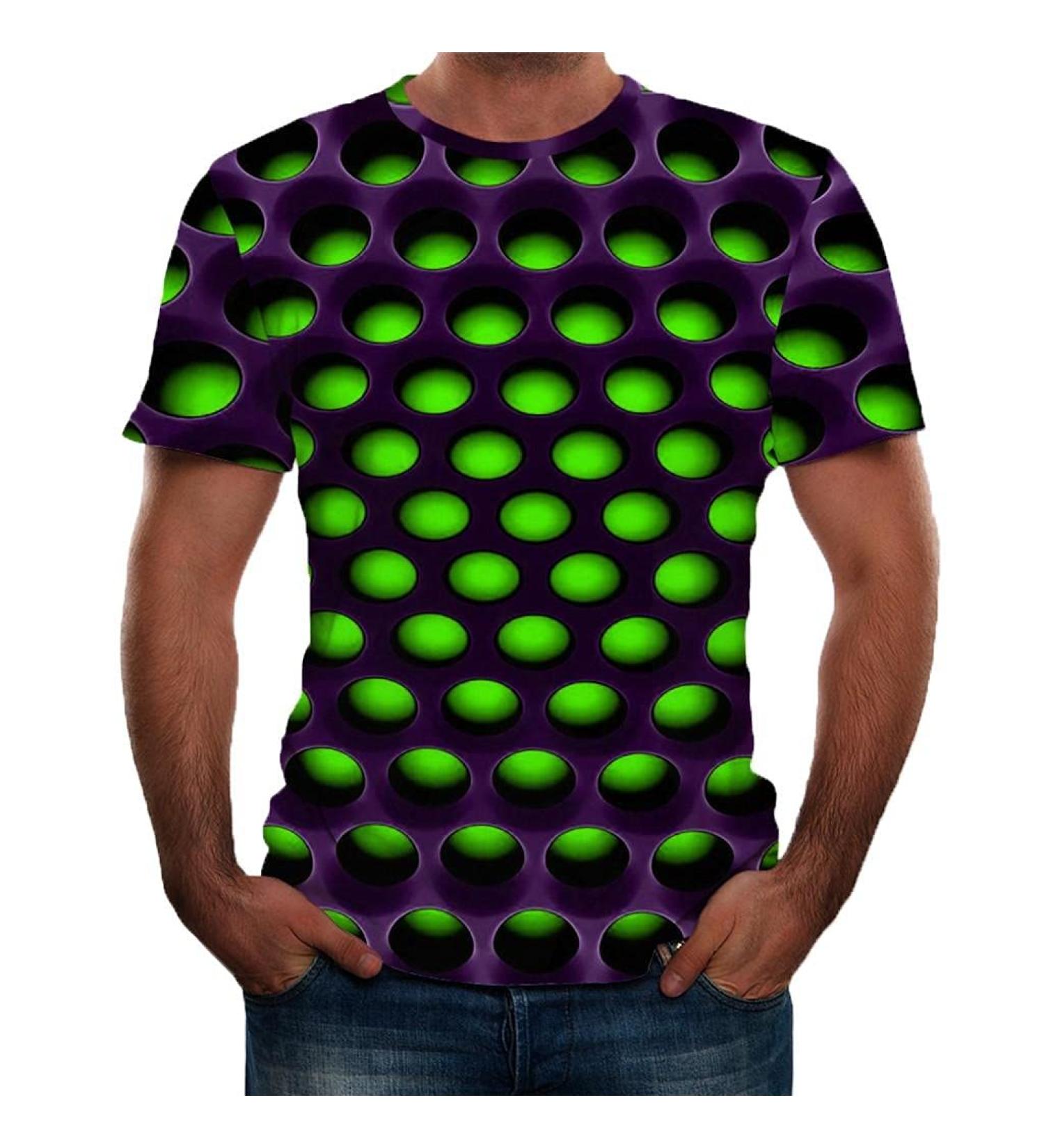 Kanedue Men's 3D Graphic Tees | Summer Optical Illusion T-Shirts with Cool Designs - Buy Online on GoSupps.com