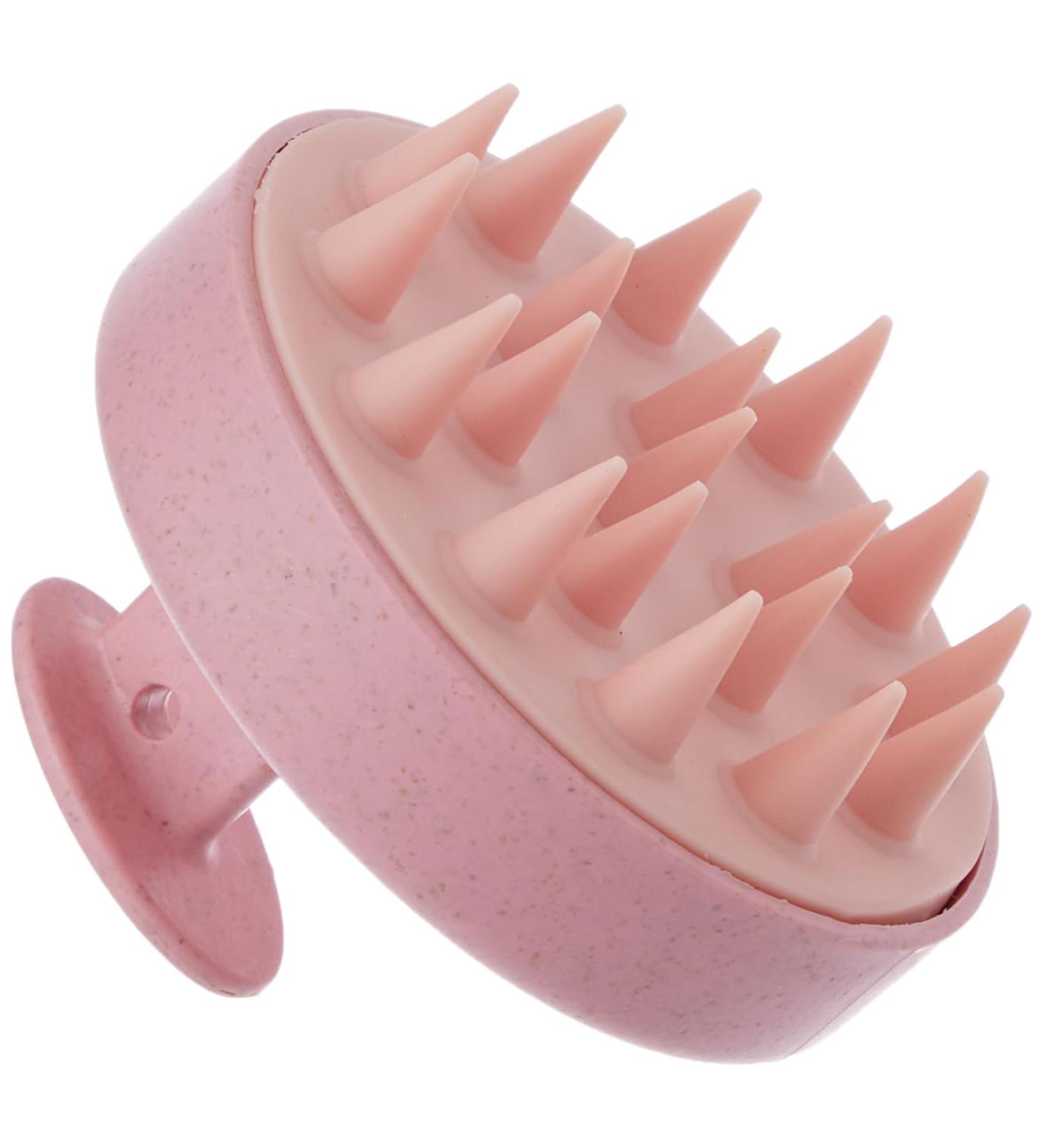 ZMCLG Scalp Massage Brush - Wet & Dry Shampoo Hair Brush for Peeling & Head Massage - Pink - Buy Online on GoSupps.com