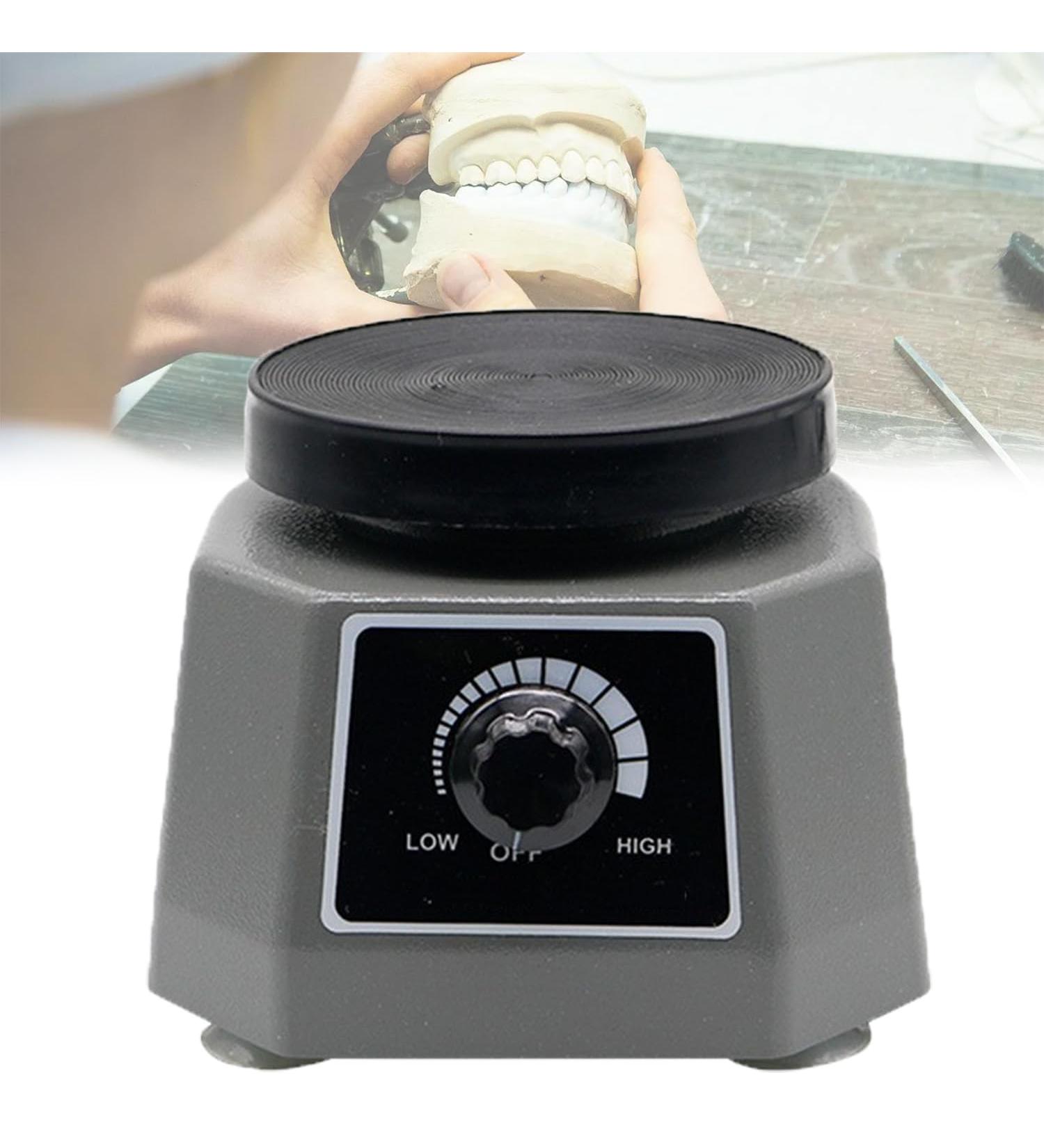 Plaster Models Oscillator - Dental Laboratory Vibrator with Gear Setting Button & Cooling Floor | Perfect for Mixing Plaster & Cast Models - Buy Online on GoSupps.com