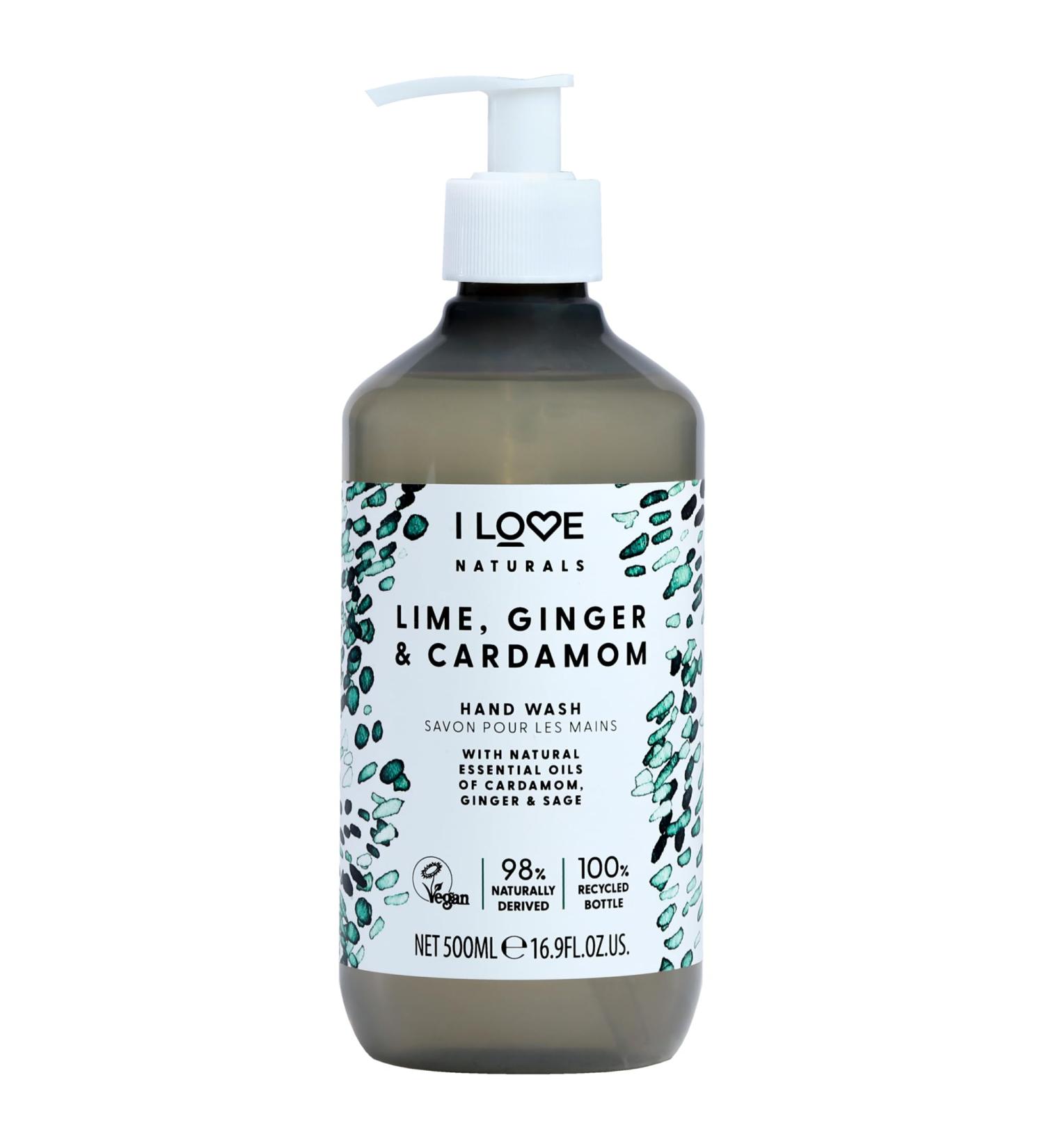 I Love Naturals Lime Ginger and Cardamom Hand and Body Lotion - Moisturizing Lotion for Dry Skin - Coconut Oil and Shea Butter Lotion - 16.9 oz Coconut Orange Sandalwood Vanilla
