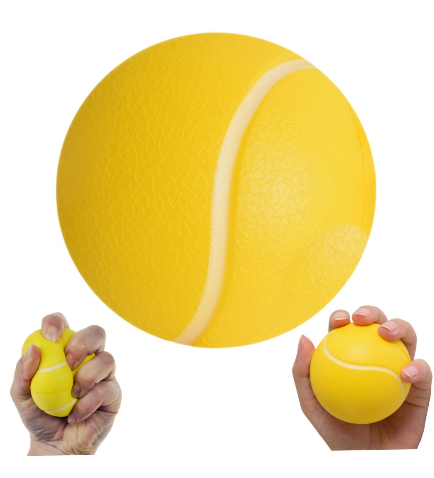Squeeze Balls for Hand Therapy Grip Ball for Hand Strength 2.8" Good Resilience Soft PU Squeeze Balls for Hand Therapy Hand Exercisers Stress Balls for Adults Elderly - Buy Online on GoSupps.com