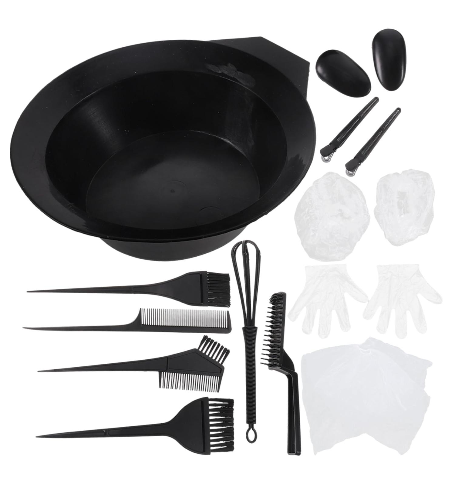 Didiseaon 1 Set Diy Hair Coloring Oil Hair Dye Brush Hair Tint Kits Inflatable Headband Hair Coloring Kit Hairdressing Brushes Bowl Hair Tint Tool Ear Cover Plastic Toning Bracket - Buy Online on GoSupps.com