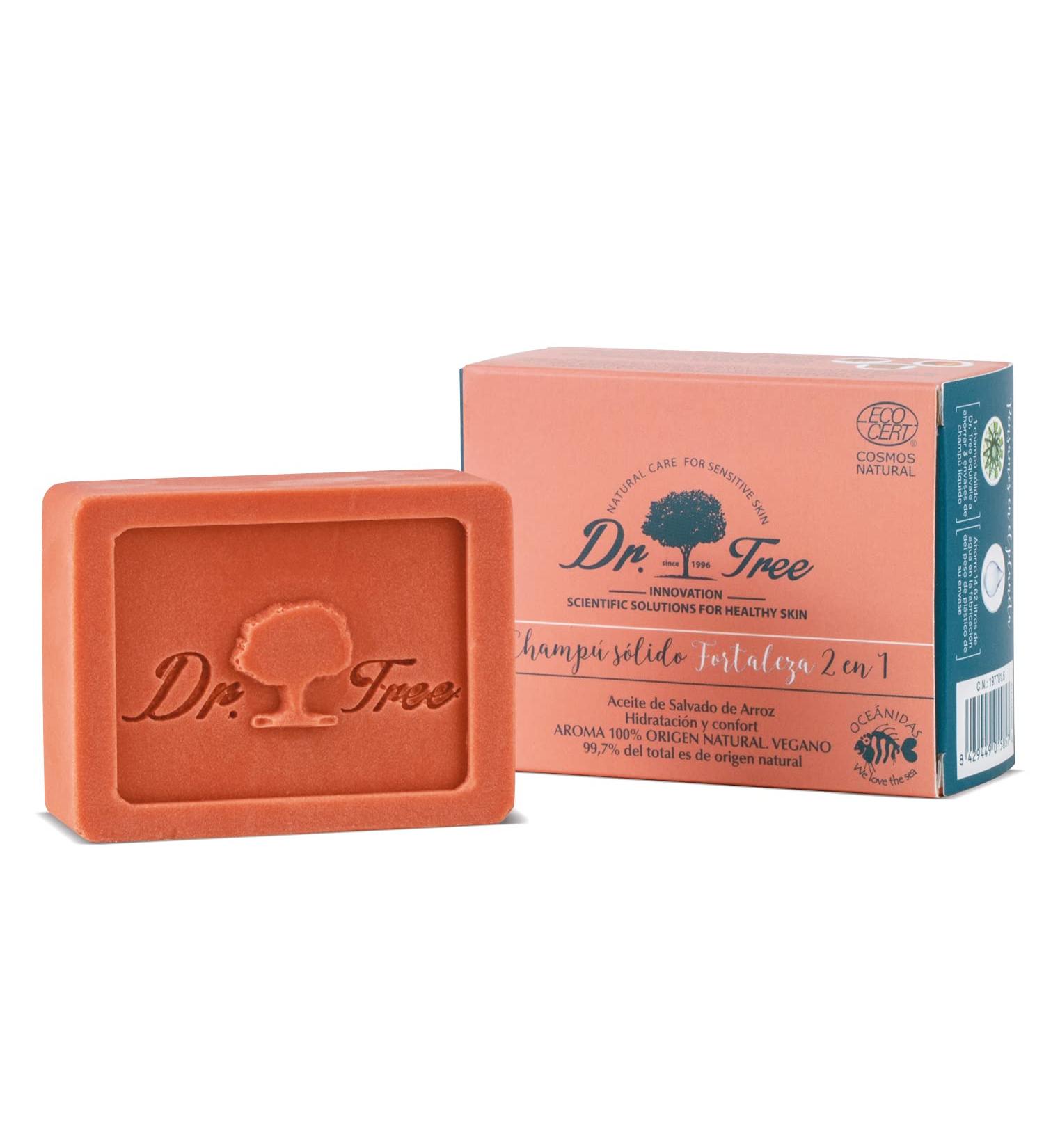 Dr.Tree Organic Firm Shampoo - EcoCert Natural Ingredients for Energized Moisturized Hair | 99% Natural | 75g | Up to 120 Applications - Buy Online on GoSupps.com
