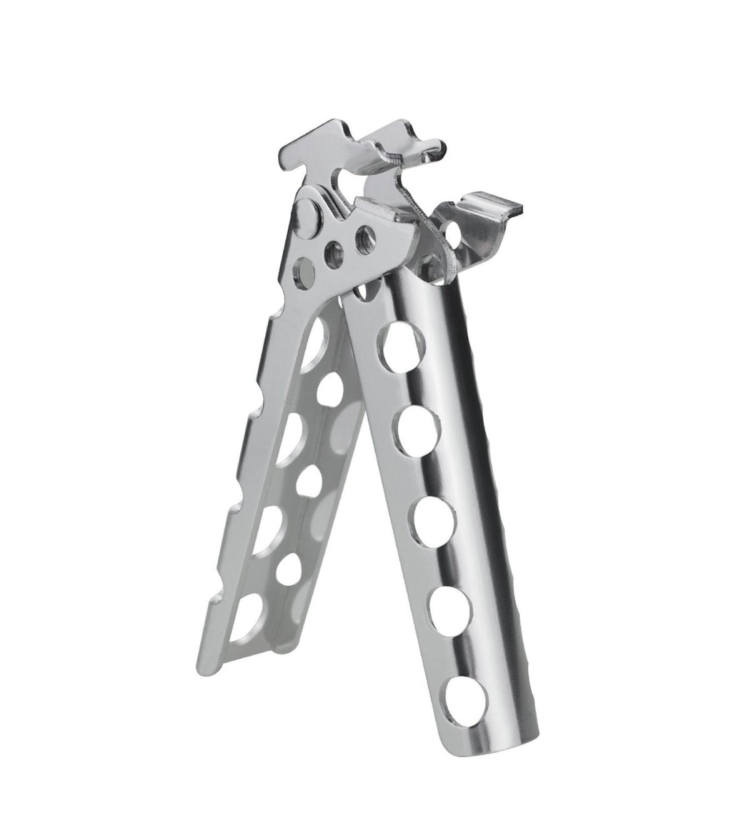 Cyberone Aluminum Pot Gripper for Outdoor Cooking | BBQ Pan Holder for Camping Picnic | Hot Dish Plate Lifter Clip Clamp - 4.9 Length | 1pc - Buy Online on GoSupps.com