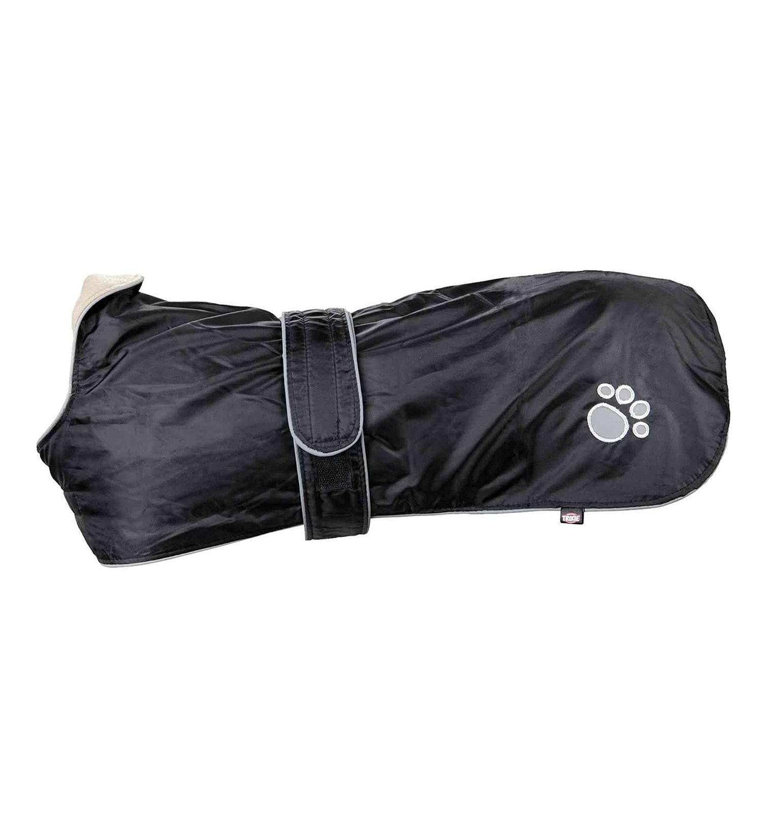 TRIXIE Water-Repellent Dog Coat Mantel Orl ans XL - Black 80 cm | Durable Pet Apparel for All Weather - Buy Online on GoSupps.com
