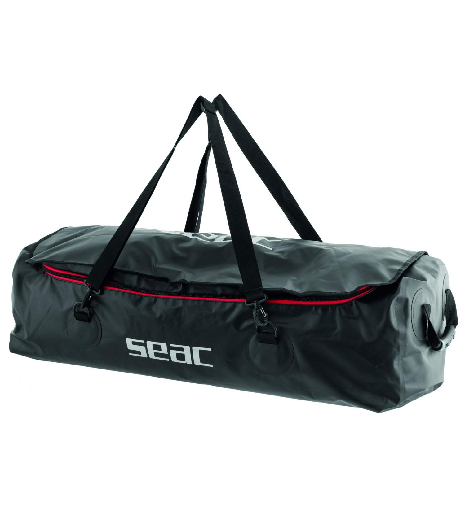 SEAC U-Boot 130 Dry Bag for Diving - 130L, Black | Long Fins Storage Solution - Buy Online on GoSupps.com