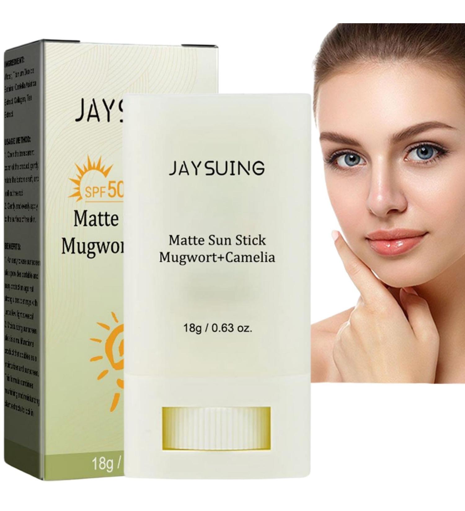 Matte Sun Stick Sunscreen Stick Water Proof and Long-Lasting Korean Sunscreen SPF 50+ Face Body Suncream UVA&UVB Protetion Suncream Moisturizing Sunscreen Stick Sun Cream SPF50+ for Face Body(18g) - Buy Online on GoSupps.com