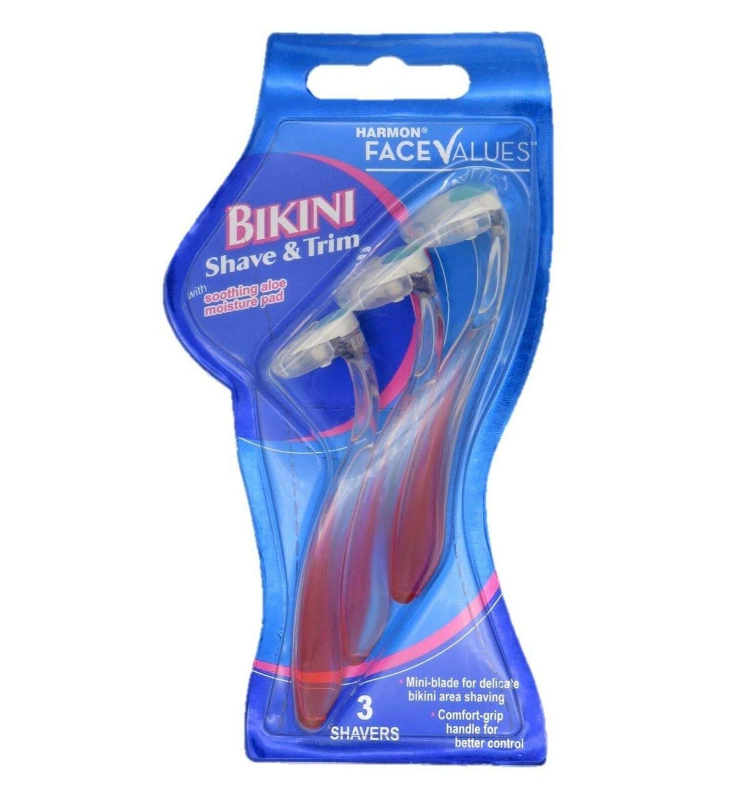 Harmon Face Values 3 Count Bikini Shaver