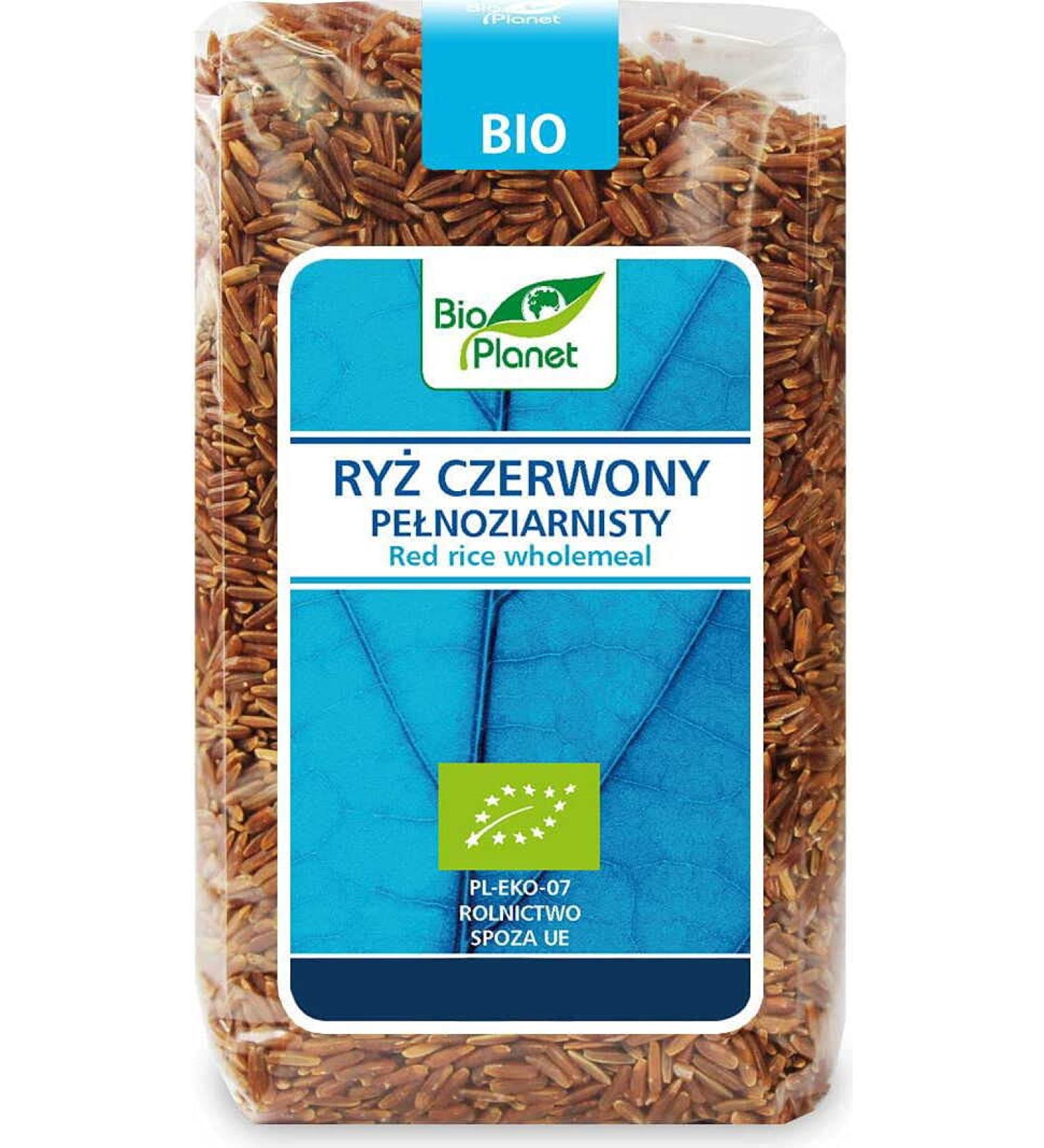 BIO PLANET Organic Whole Grain Red Rice 500g - BIO PLANET