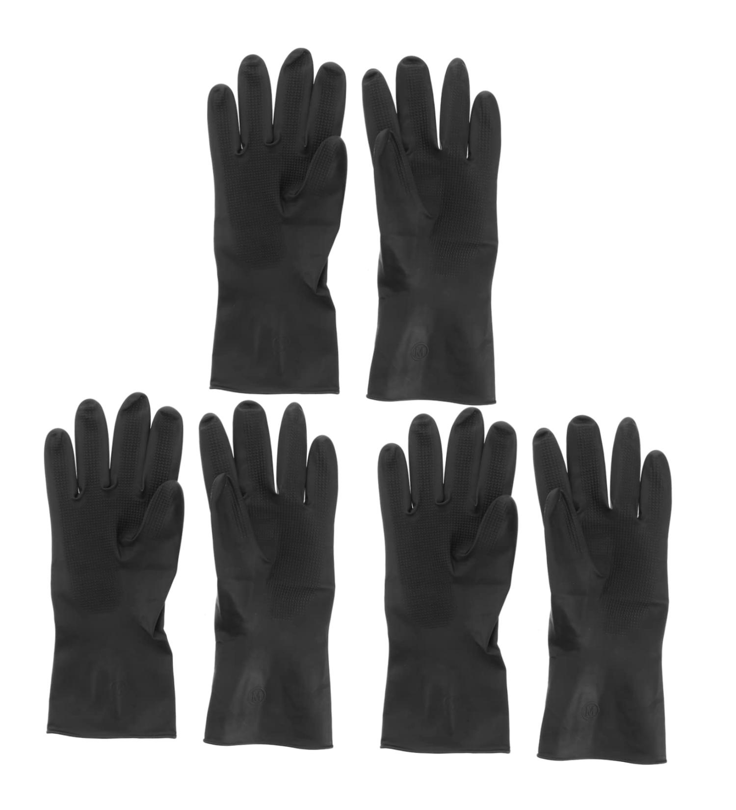 FRCOLOR 9 Pairs Hair Dye Glove Hair Coloring Gloves Hair Dye Shampoo Professional Shampoo Mens Glives Salon Reusable Gloves for Hair Coloring Hair Dying Gloves Black Non-slip Bulls Man - Buy Online on GoSupps.com