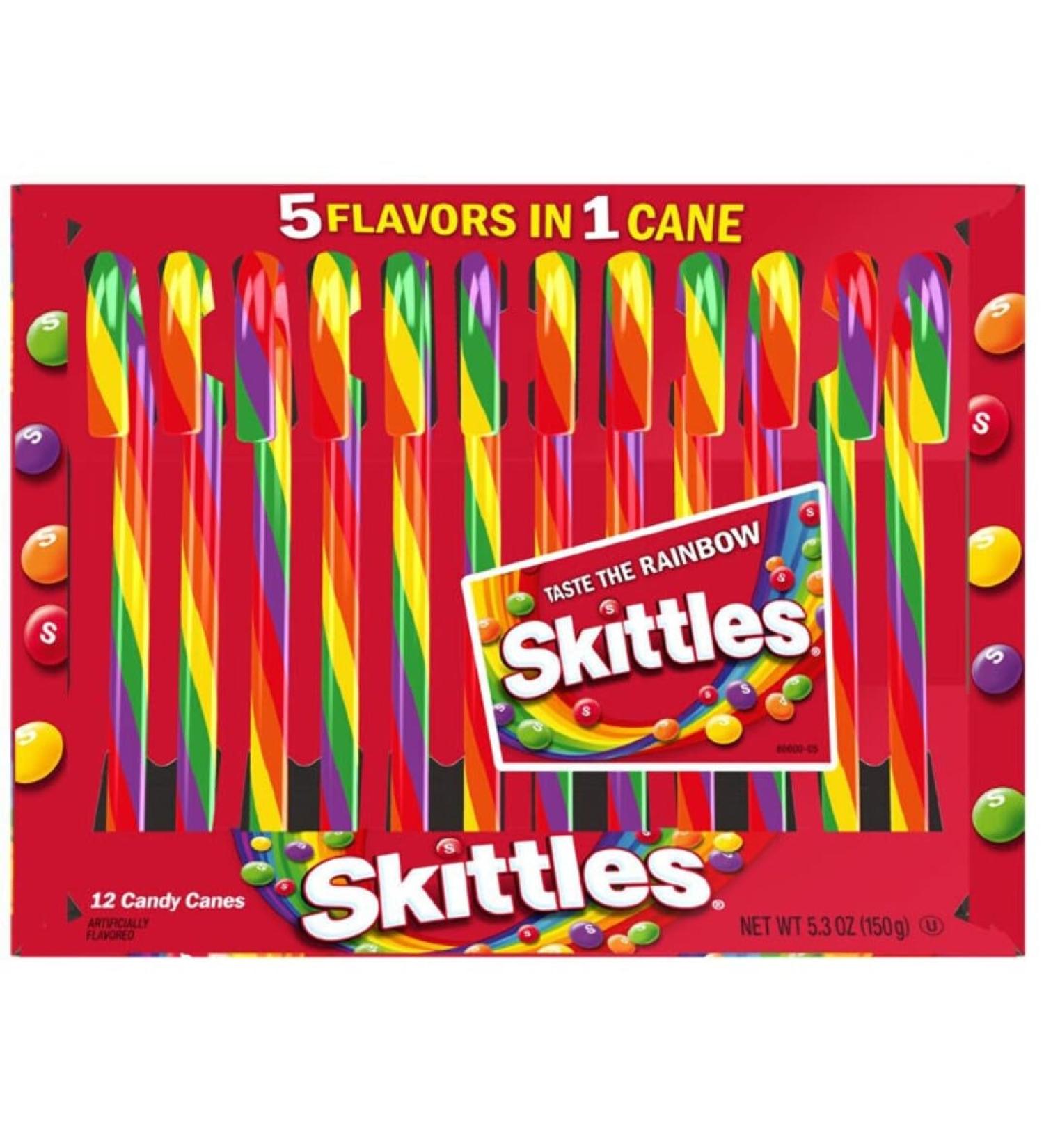 Spangler Candy canes (Skittles)