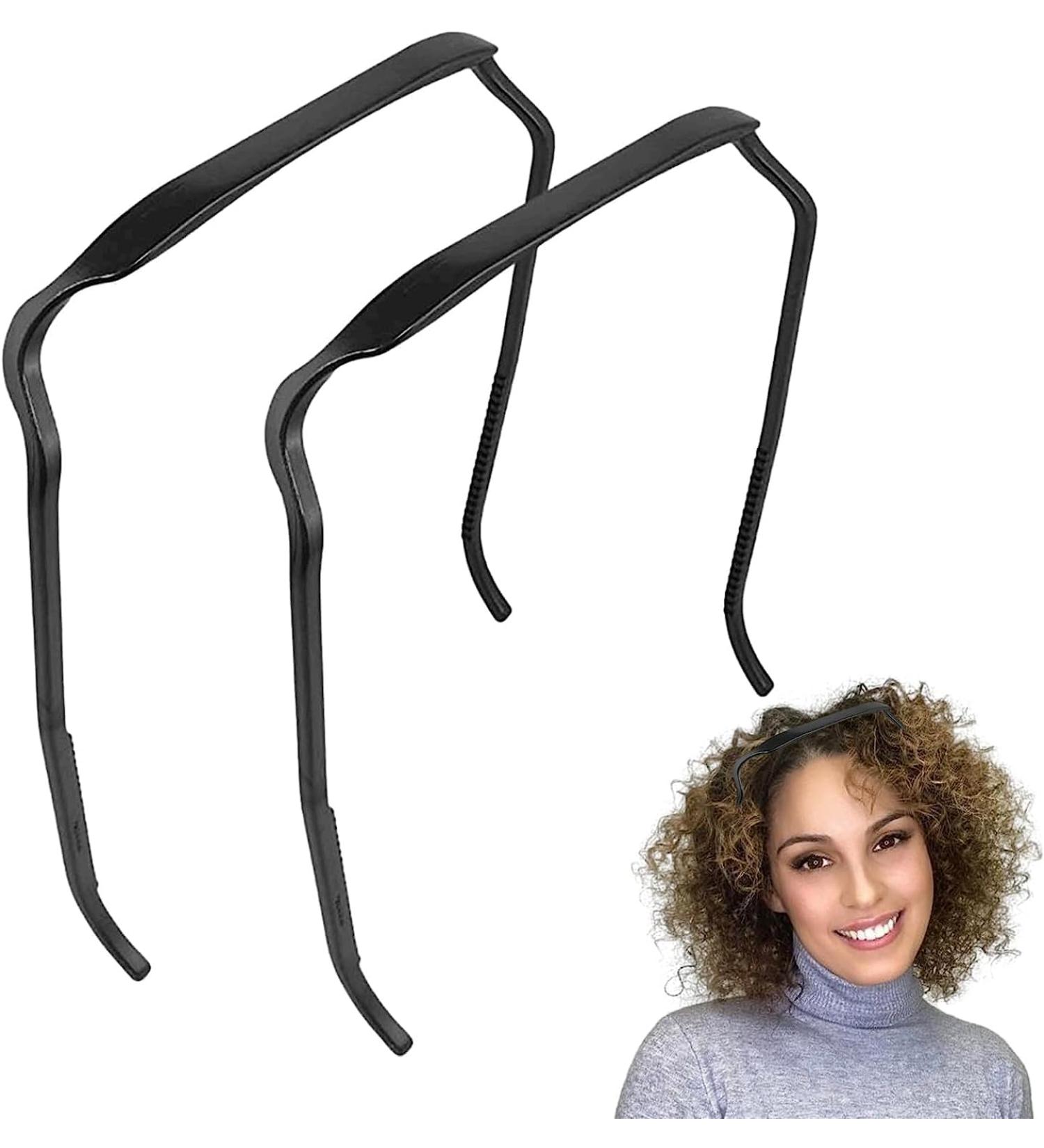 2PC Curly Hair Headbands Curly Fashion Hair Hoop Hairbands Invisible Hairstyle Blending Hair Hoop Hairband FixingHoop Fit Like Sunglasses - Buy Online on GoSupps.com