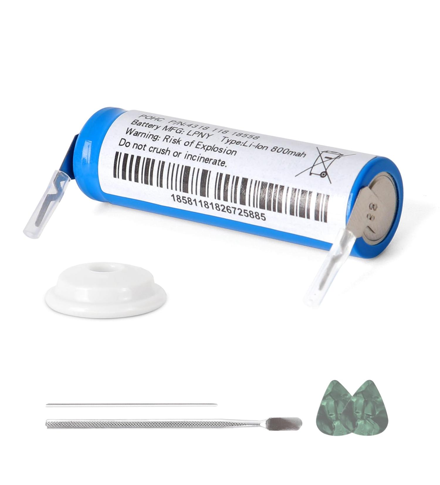 800mAh Electric Toothbrush Battery for Philips Sonicare HX65 HX67 HX68 HX69 HX89 HX99 | Replacement Parts Solder Wire & Tools Set - Buy Online on GoSupps.com