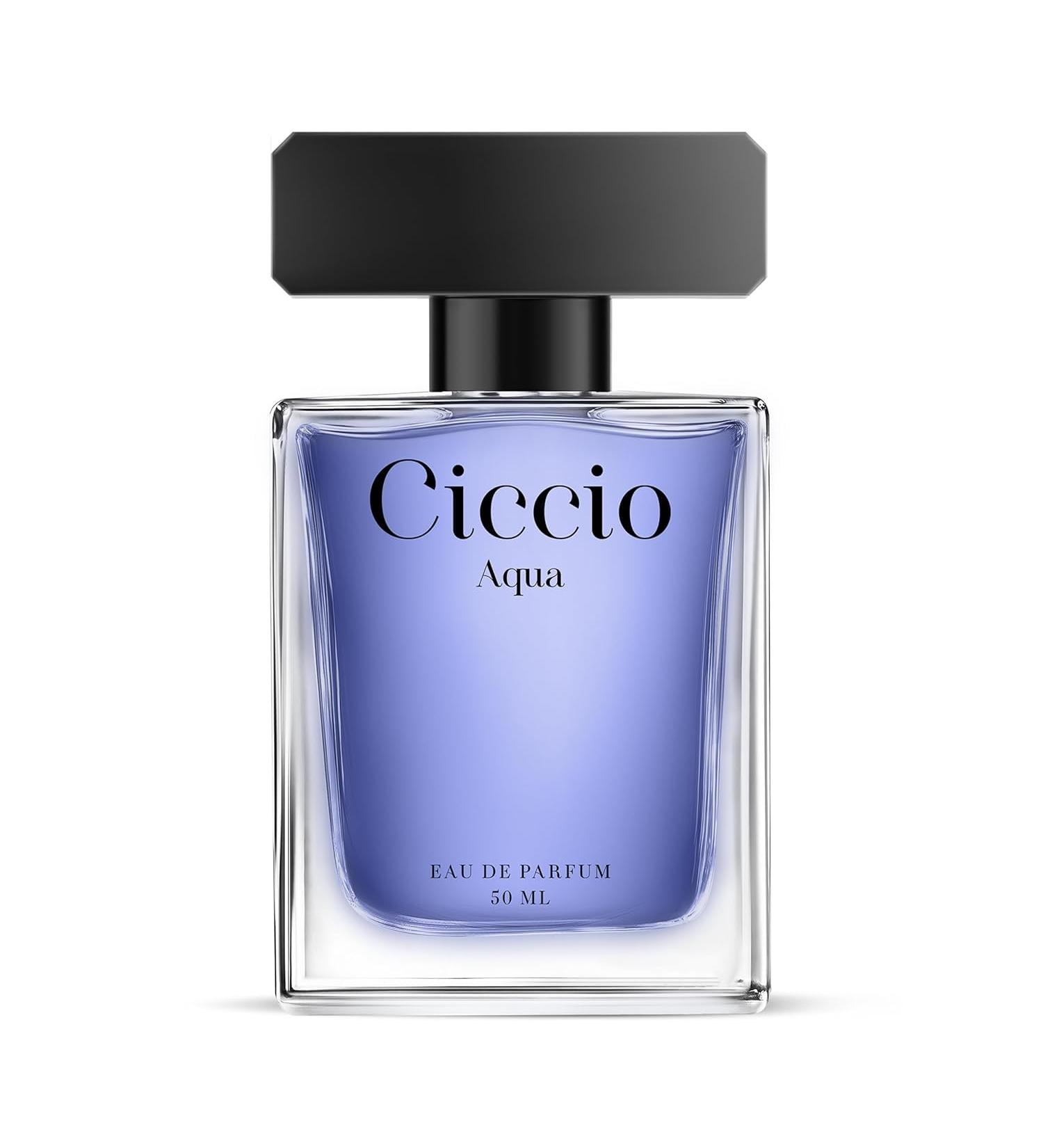 Ciccio_Aqua Eau De perfume for Men with Bergamot Lemon Mandarin and Lavender | Premium Long Lasting Luxury Fragrance Scent|Perfect Perfume for Summer 50ml - Buy Online on GoSupps.com