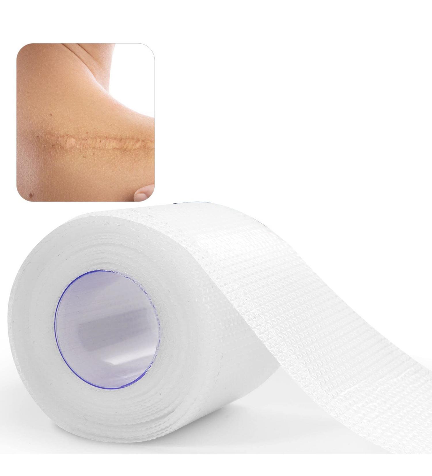 Yissone 1.6x120 Reusable Silicone Scar Sheets - for Softening and Flattening Scars - Silicone Scar Tape Roll - Buy Online on GoSupps.com