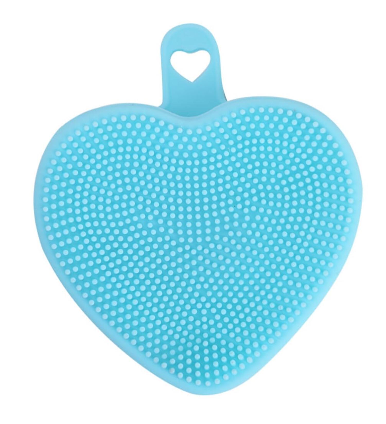 FOMIYES Heart Shaped Face Brush Silicone Face Scrubber Face Scrubber Exfoliator Brush Double Side Face Brush Manual Exfoliating Brush Face Wash Brush Silica Gel Cleaner Handheld - Buy Online on GoSupps.com