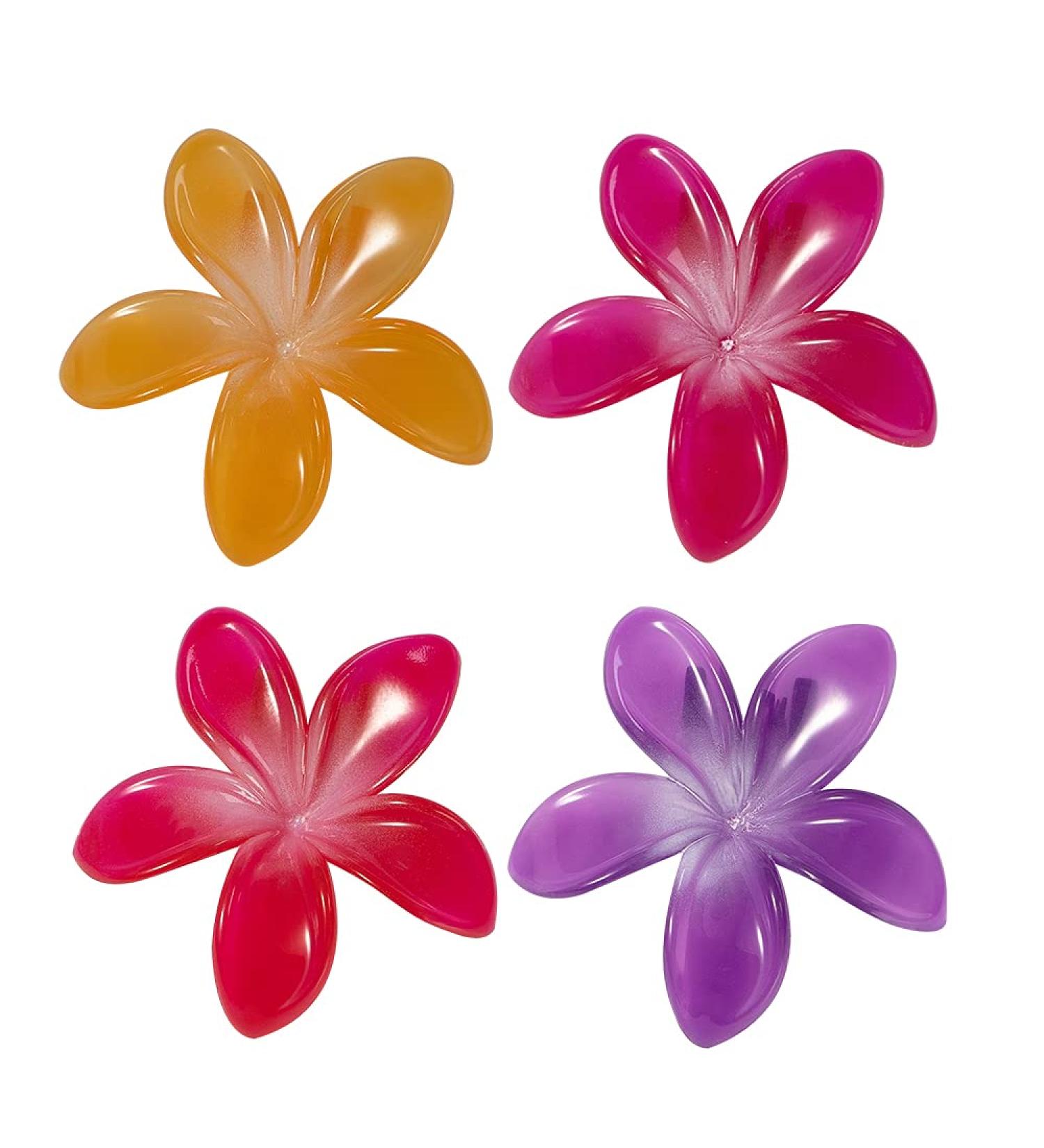 MiniHope Hawaiian Hibiscus Plumeria Flower Hair Clips for Women and Girls (4 Count) - Buy Online on GoSupps.com