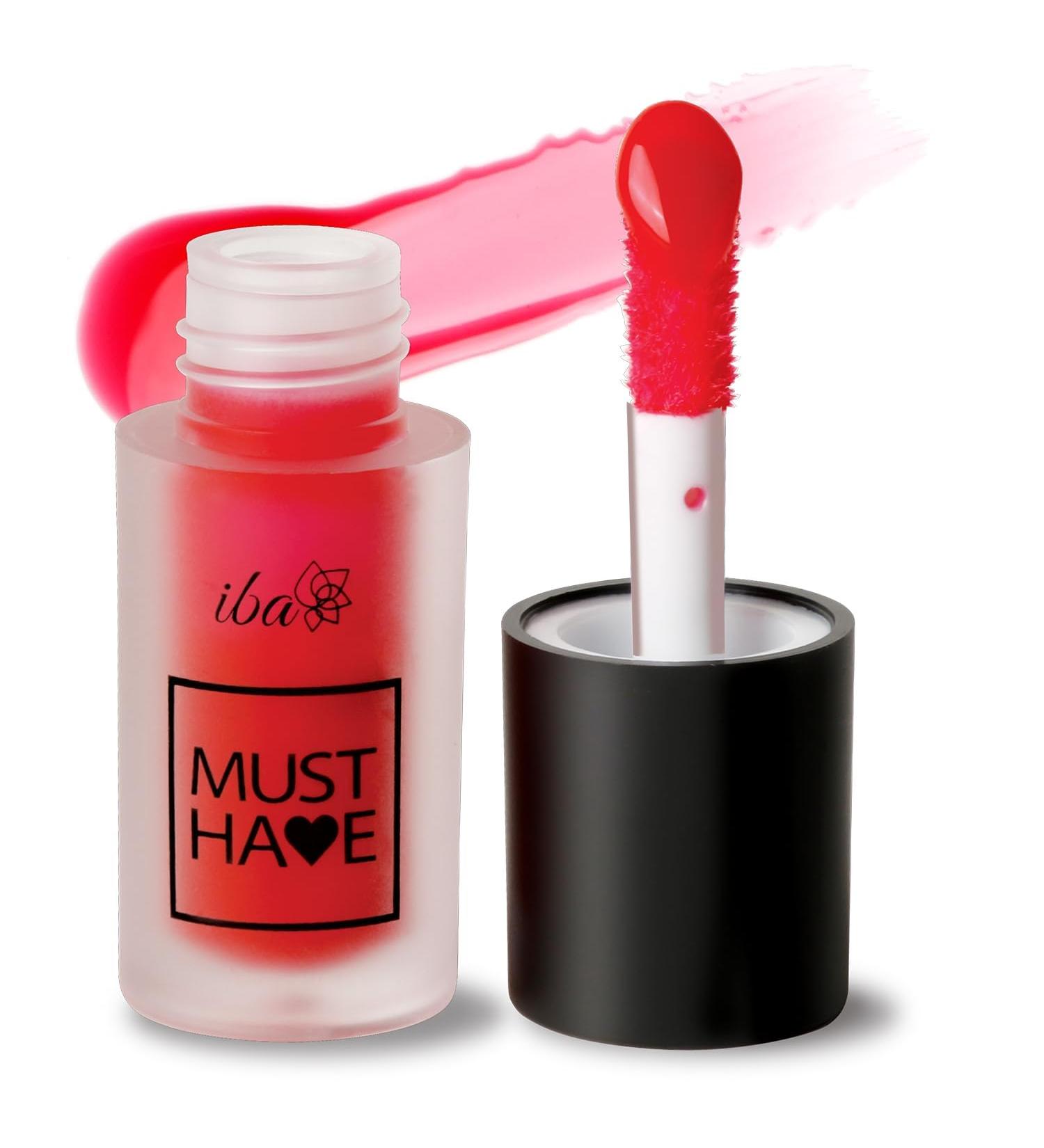 Iba Must Have High Shine Lip Oil with Vitamin C for Making Lips Brighter and Pinker Long-Lasting Nourishment and Hydration Soft and Natural Lips Shade - 01 Raspberry Twist (2.6 ml) - Buy Online on GoSupps.com