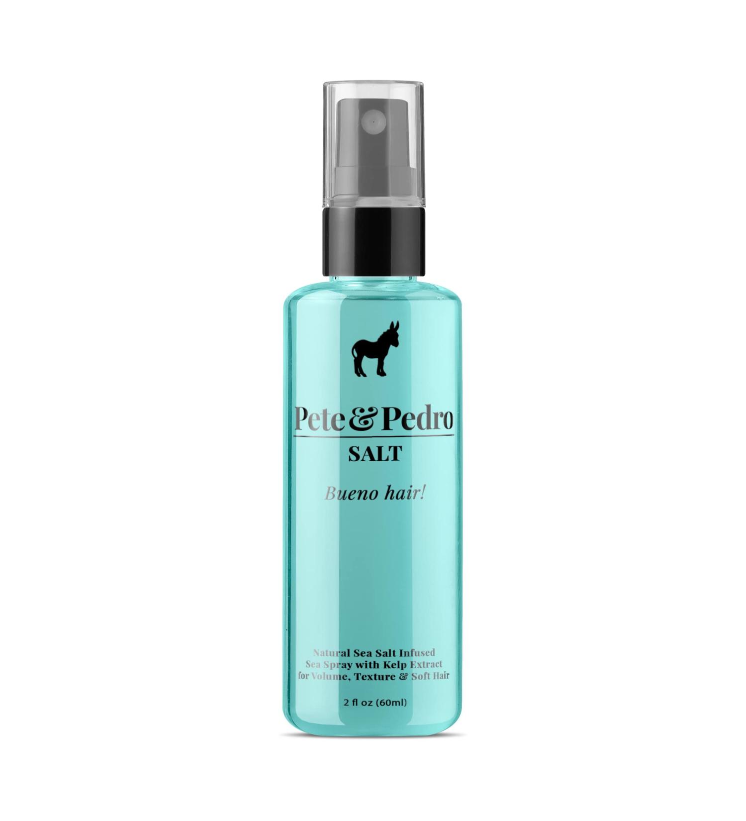 Pete & Pedro SALT Natural Sea Salt Spray for Instant Volume, Texture, & Thickness | Light Hold for Men & Women | Texturizing & Thickening Hair Spray - 2 oz - Buy Online on GoSupps.com